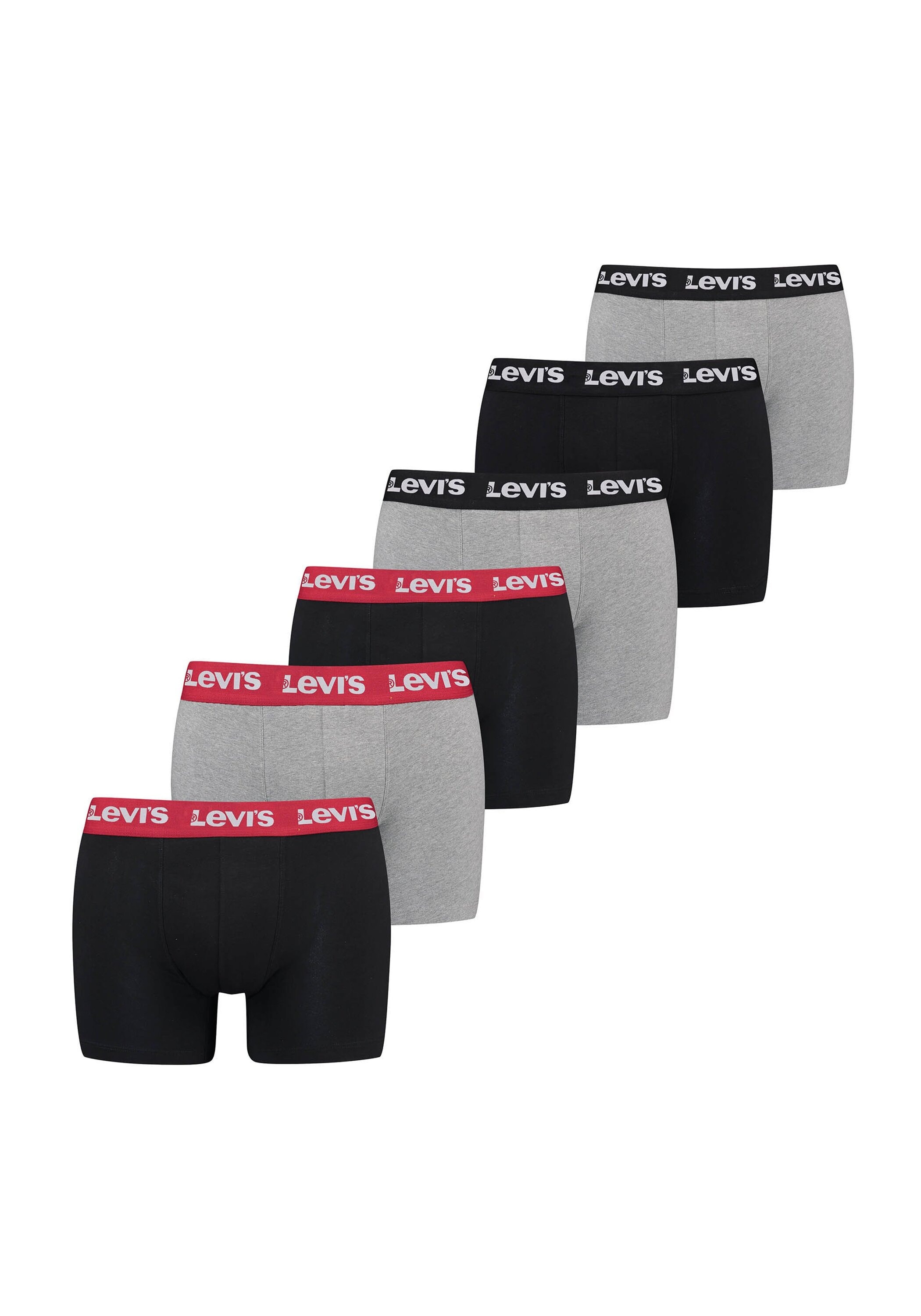 Levis Boxershorts "Boxershort Repeat Logo Boxer Brief 6P ECOM 6er Pack"