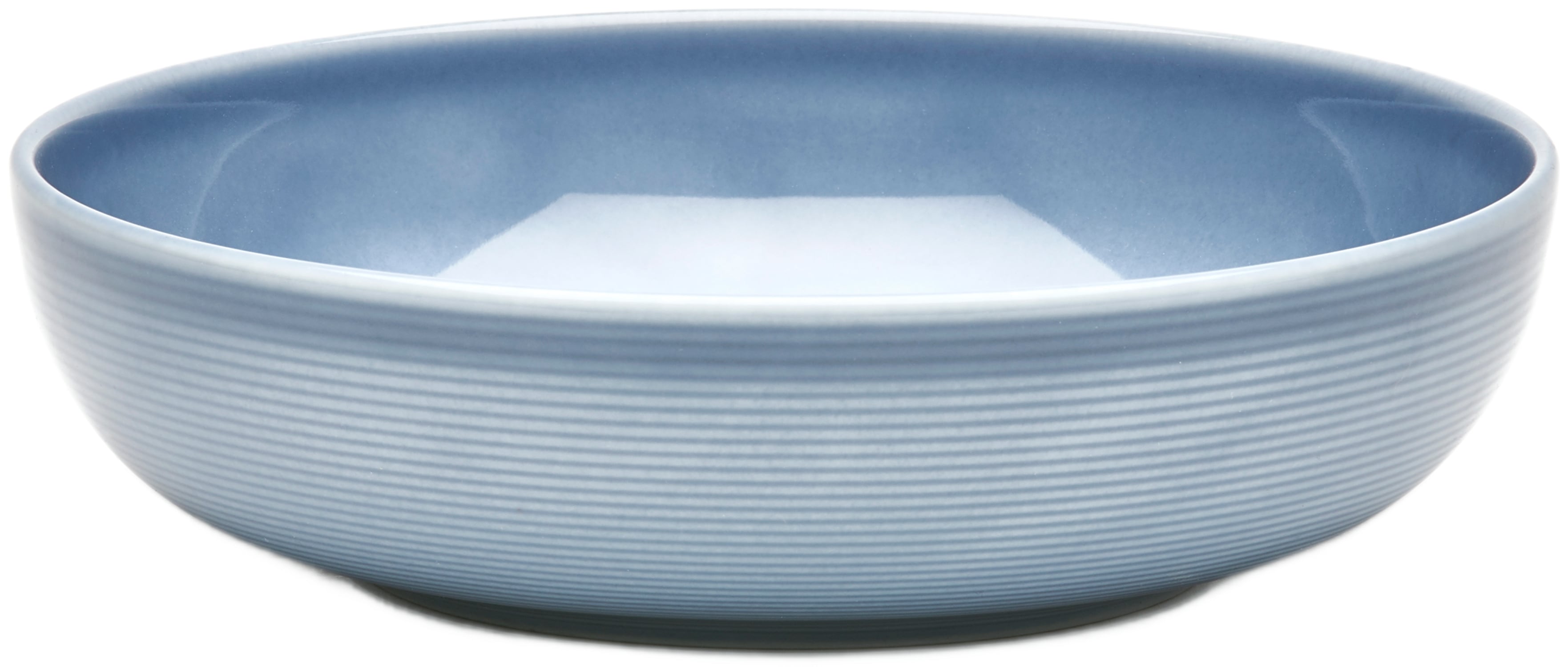 VAN WELL Schale "Jive, 21 cm, 6 Stück", Ø 21cm, blau, Schüsseln, spülmaschinengeeignet