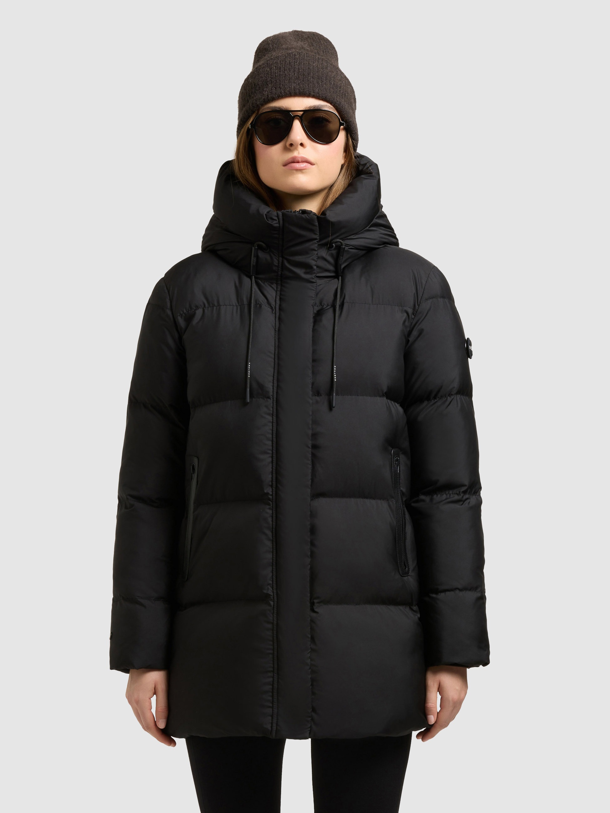khujo Steppjacke »DROWN2 SHINY« mit Kapuze