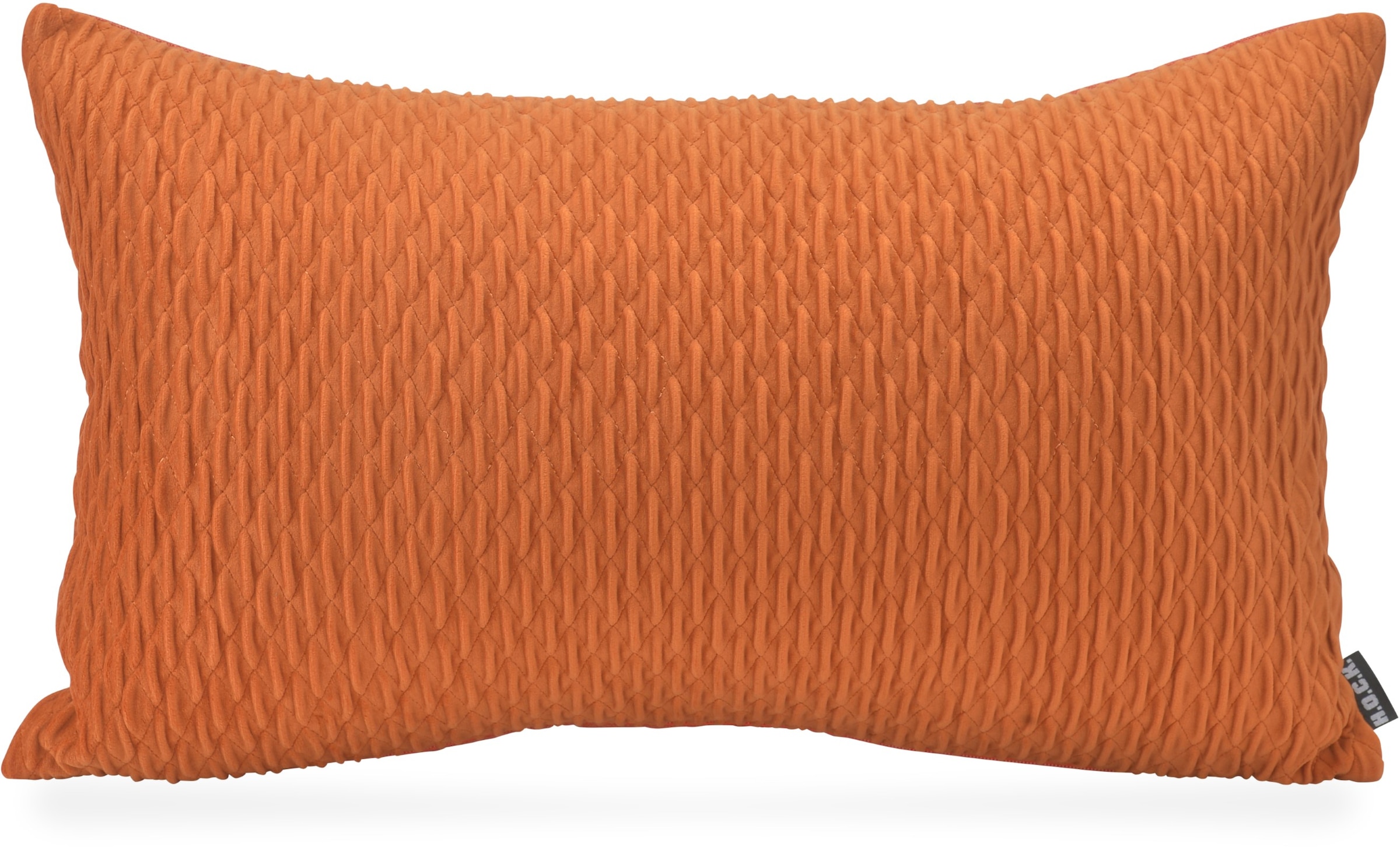 Dekokissen H.O.C.K., B:30cm H:10cm L:50cm, orange, Polyester, Dekokissen_Sitzkissen_Kissenhüllen, "H.O.C.K. Liya"