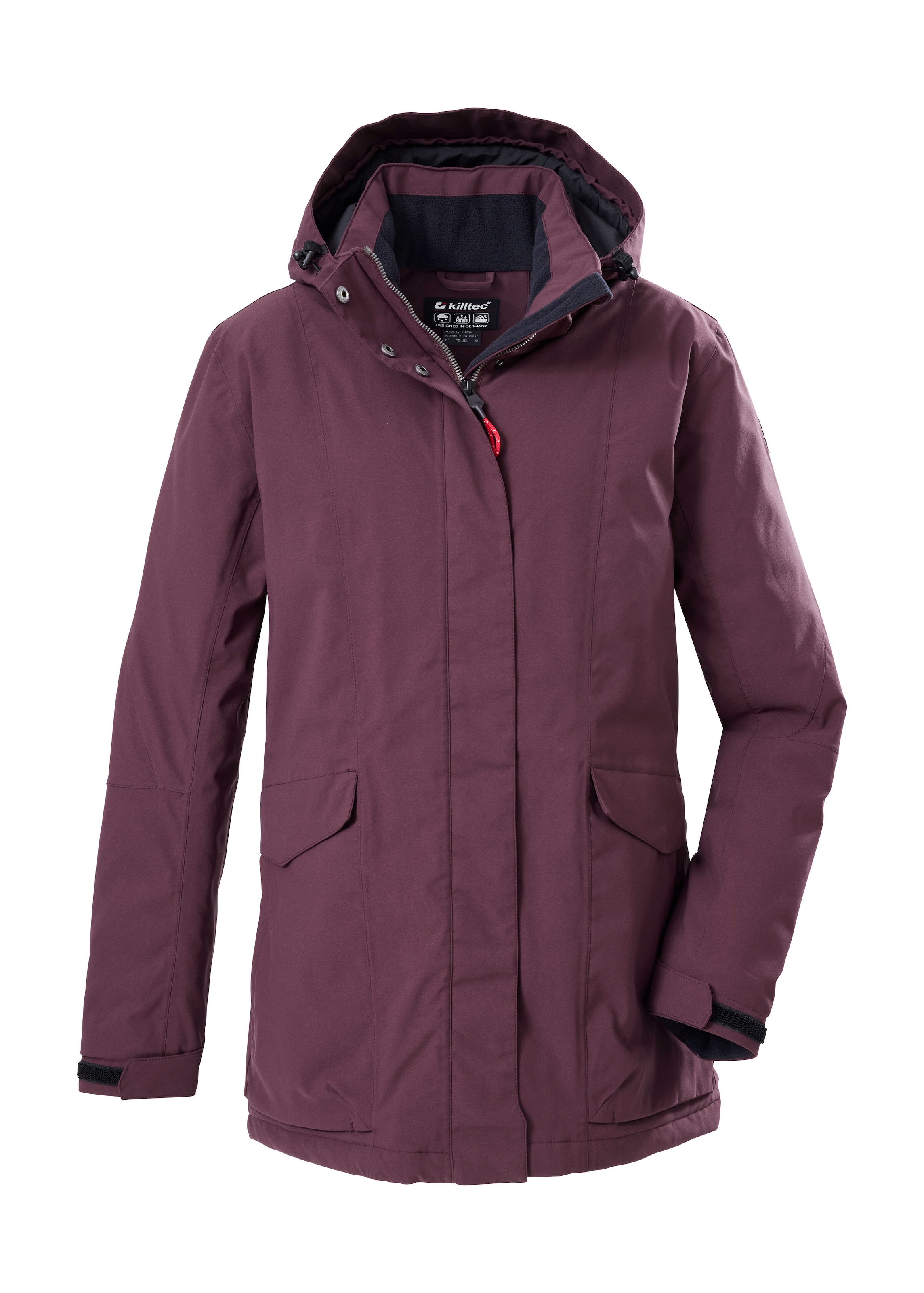 Killtec Funktionsjacke »Damen Jacke«, Wasserdichte, atmungsaktive Damenjacke mit abnehmbarer Kapuze