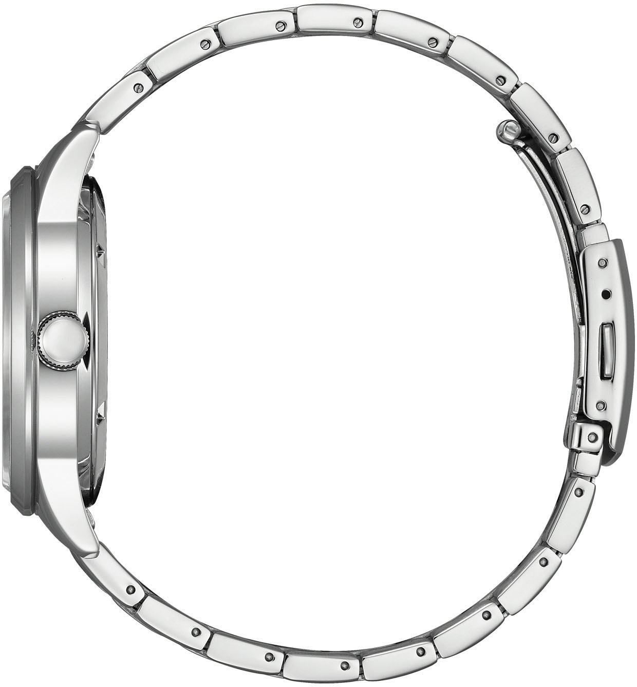Citizen Automatikuhr, Armbanduhr, Herrenuhr, Mechanische Uhr, Edelstahlarmband, analog, Tag