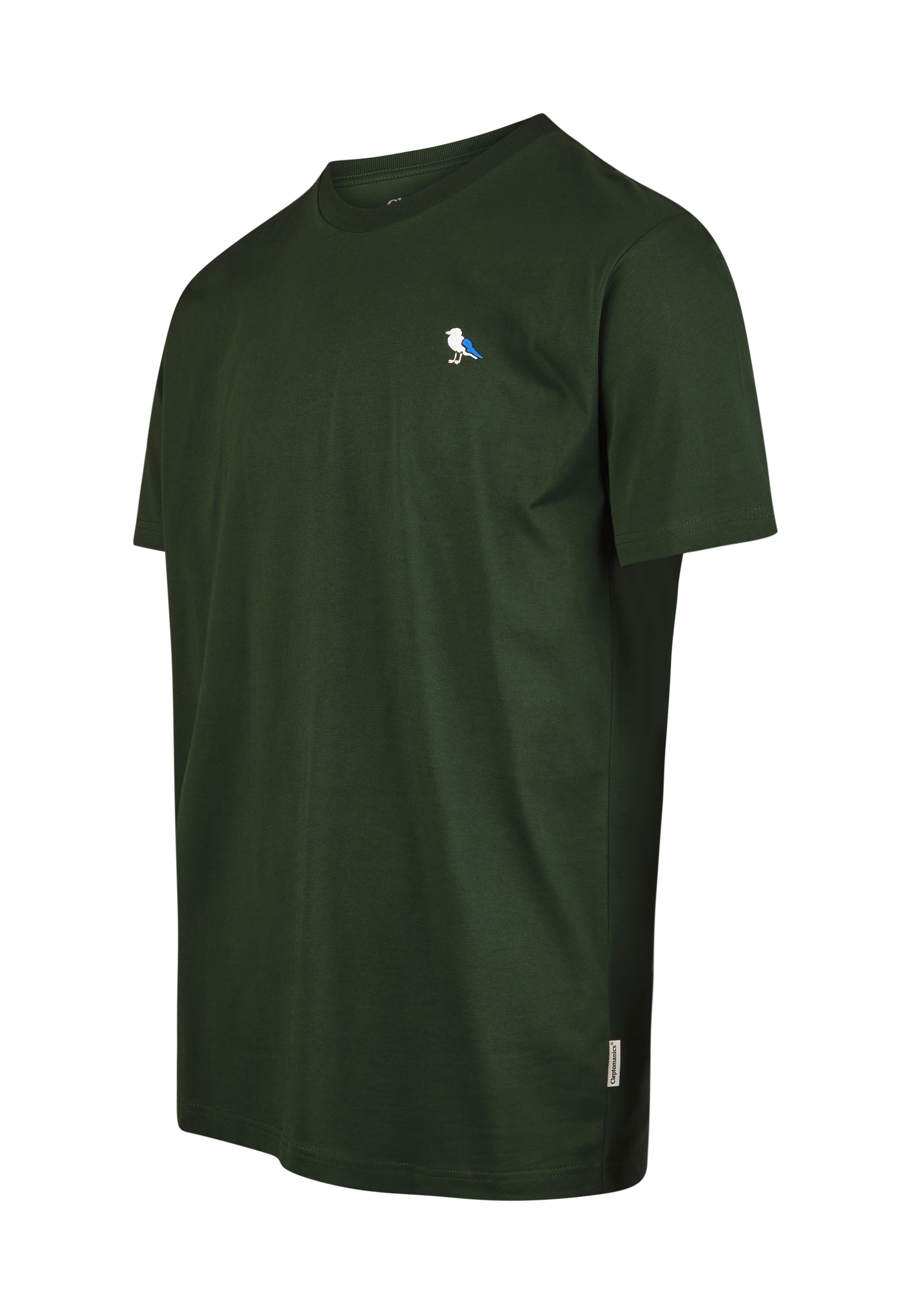 Cleptomanicx T-Shirt »Embro Gull«, (1 tlg.), mit Gull-Stickerei