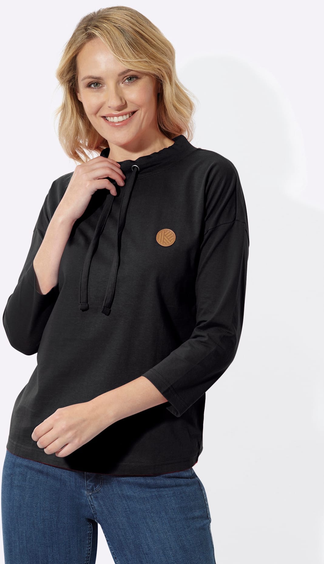 Classic Basics Stehkragenshirt "Stehkragen-Shirt" 1