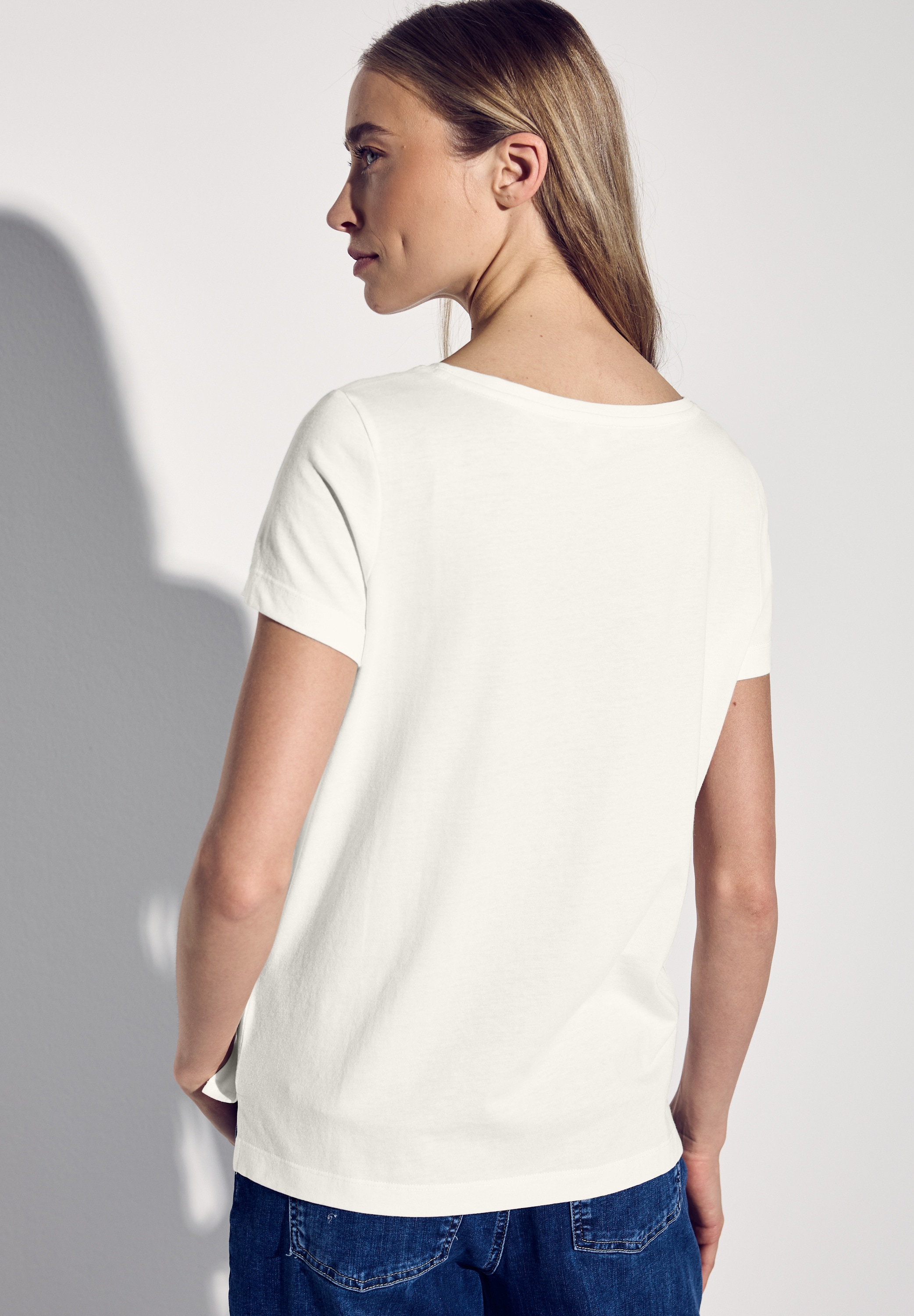 STREET ONE T-Shirt, im soften Baumwoll-Mix