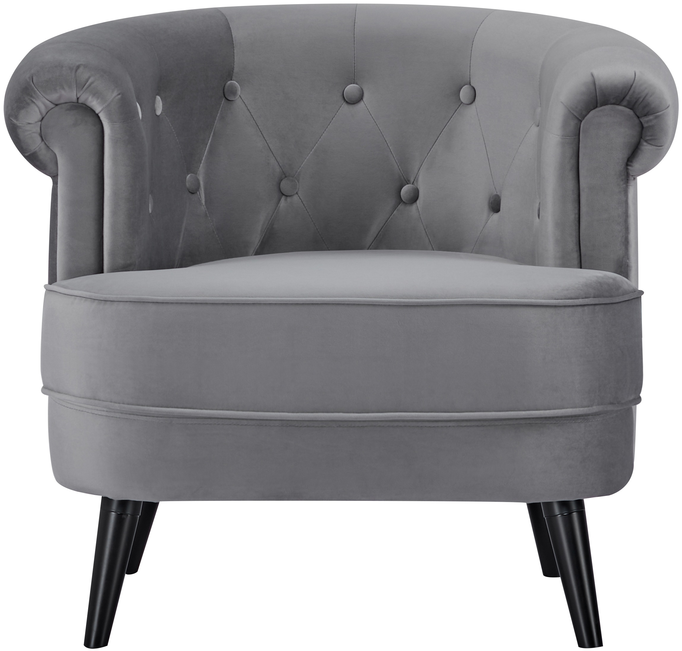 Home affaire Sessel »LIENZ traumhafter Loungesessel in Chesterfield-Optik,«, Sessel für Wohnzimmer in softem Samtvelours