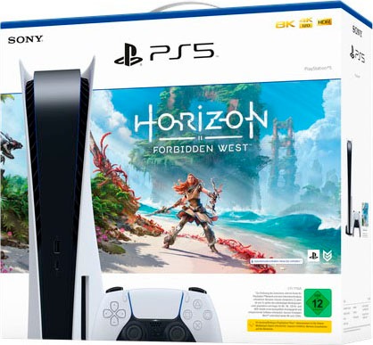 PlayStation 5 Spielekonsole »PS5« 825 GB Konsole + Horizon Forbidden West Voucher