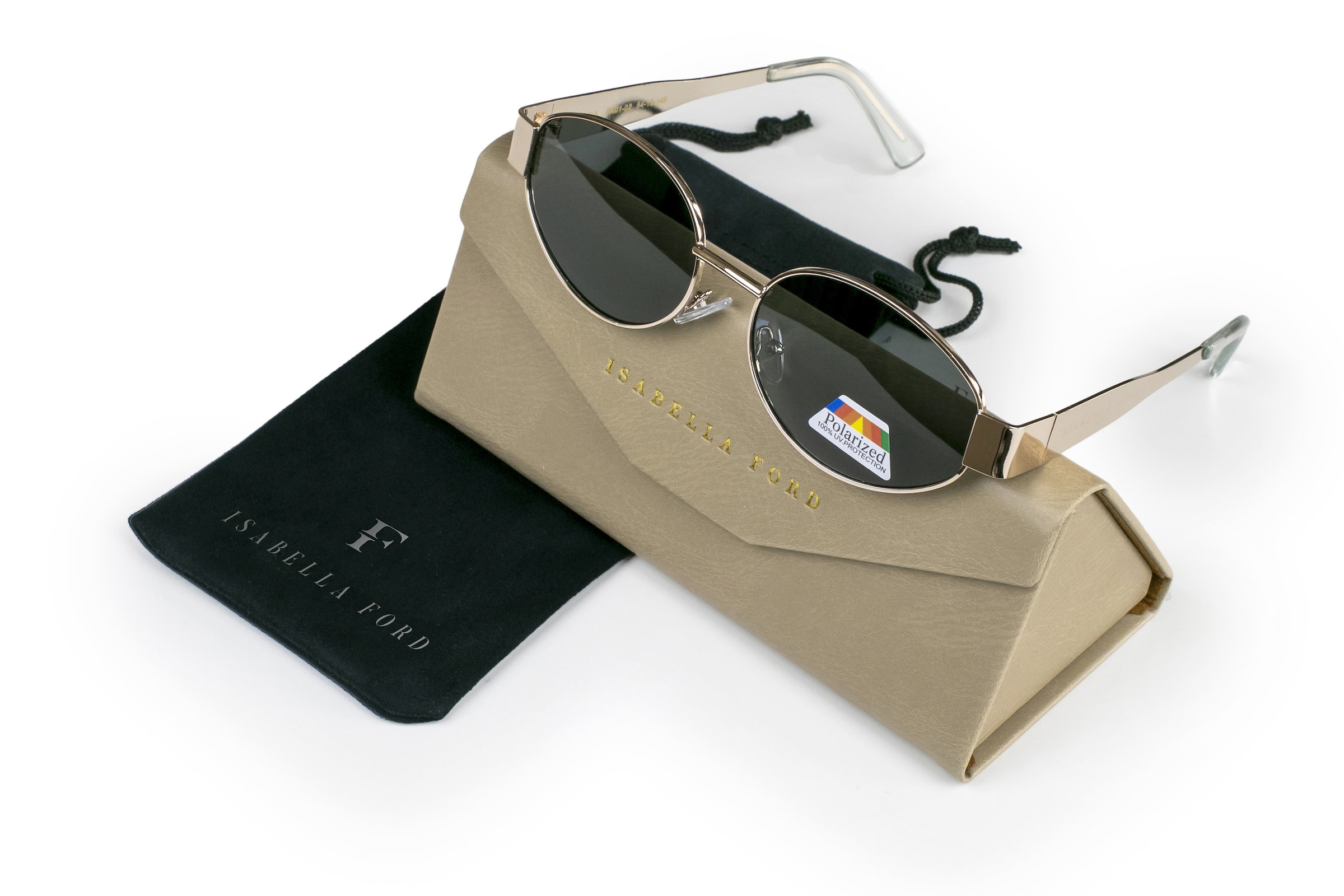 ISABELLA FORD Sonnenbrille »FA01-02« Glass 0.74MM Polarized Lens UV400，CAT3.0