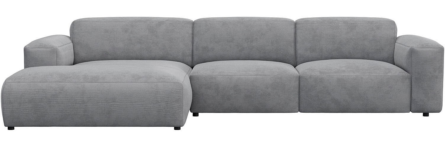 FLEXLUX Ecksofa "Lucera bequem und komfortabel durch hochwertigen Sitzaufba günstig online kaufen