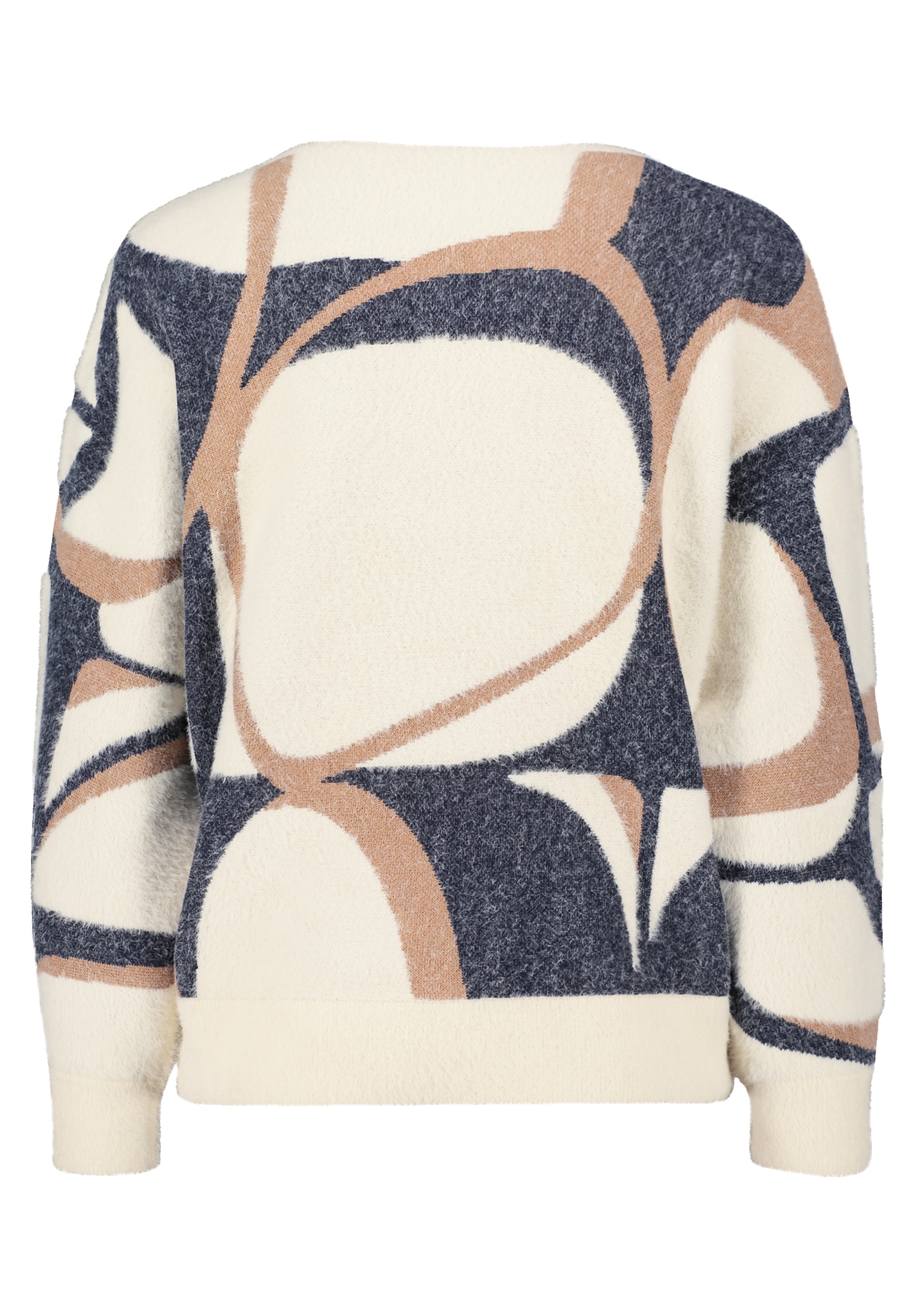 Betty&Co Strickpullover »Betty & Co Strickpullover mit Effektgarn«, (1 tlg.), Jacquard