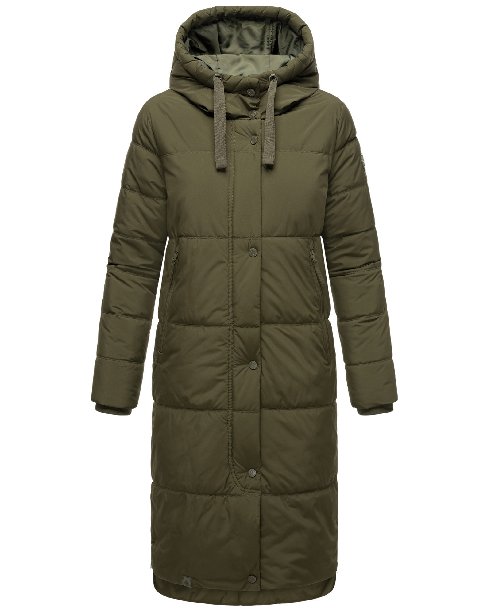 Marikoo Winterjacke »Soranaa«, langer Winter Mantel mit Kapuze