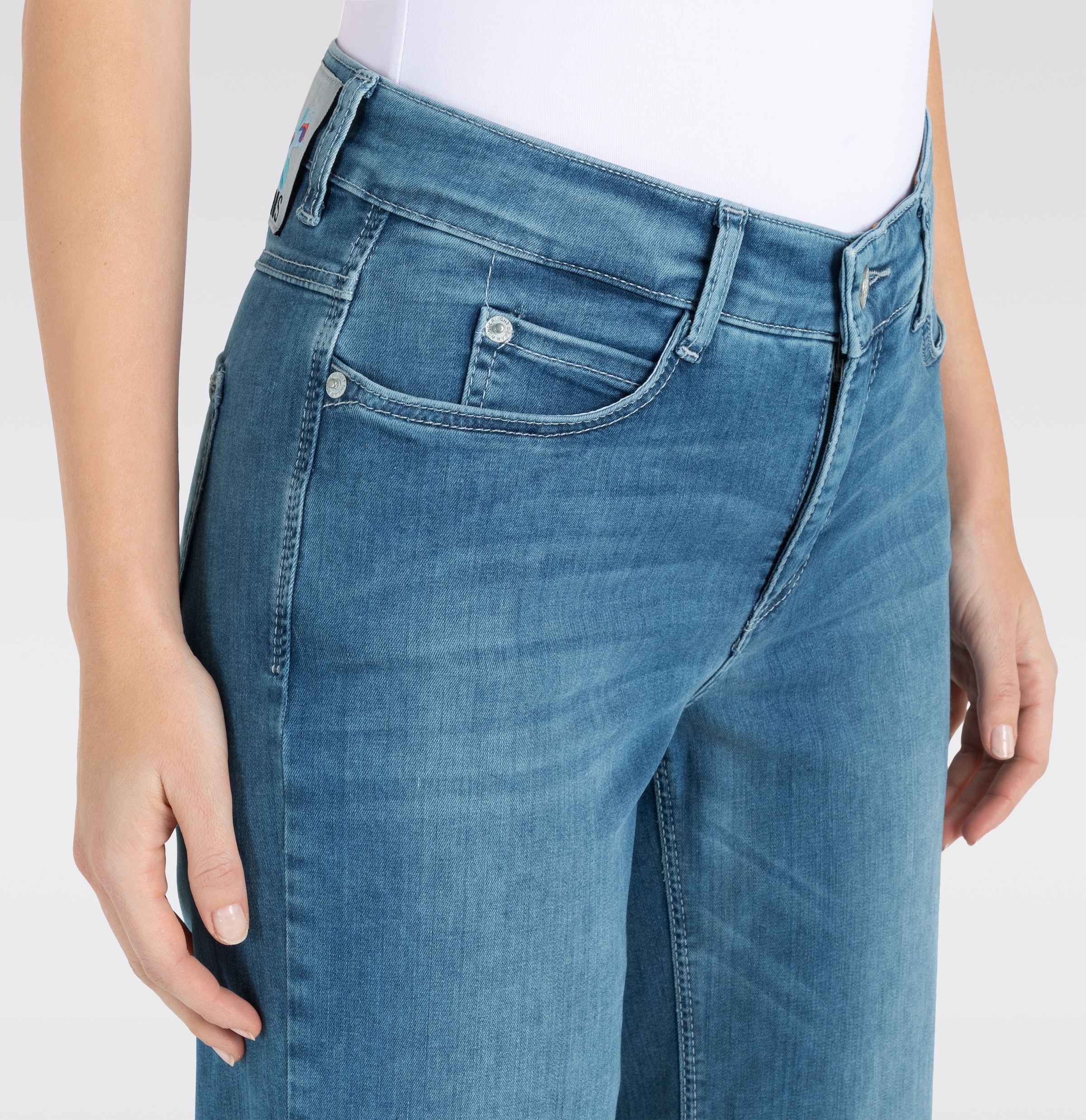 MAC Weite Jeans »DREAM WIDE«, mit weitem Bein-Stretch