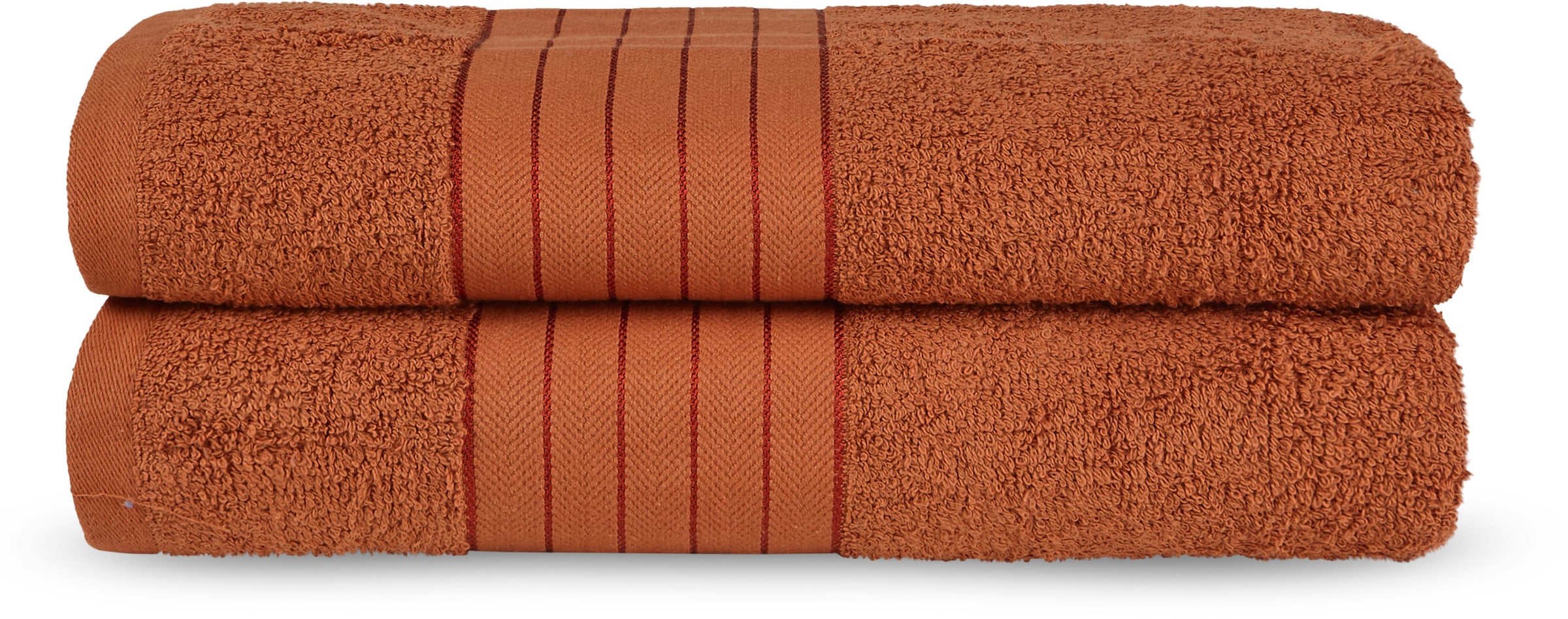 Badetuch »Uni Towels«, (2 St., 2er Set Badetücher 70 x 140 cm), Baumwolle,...