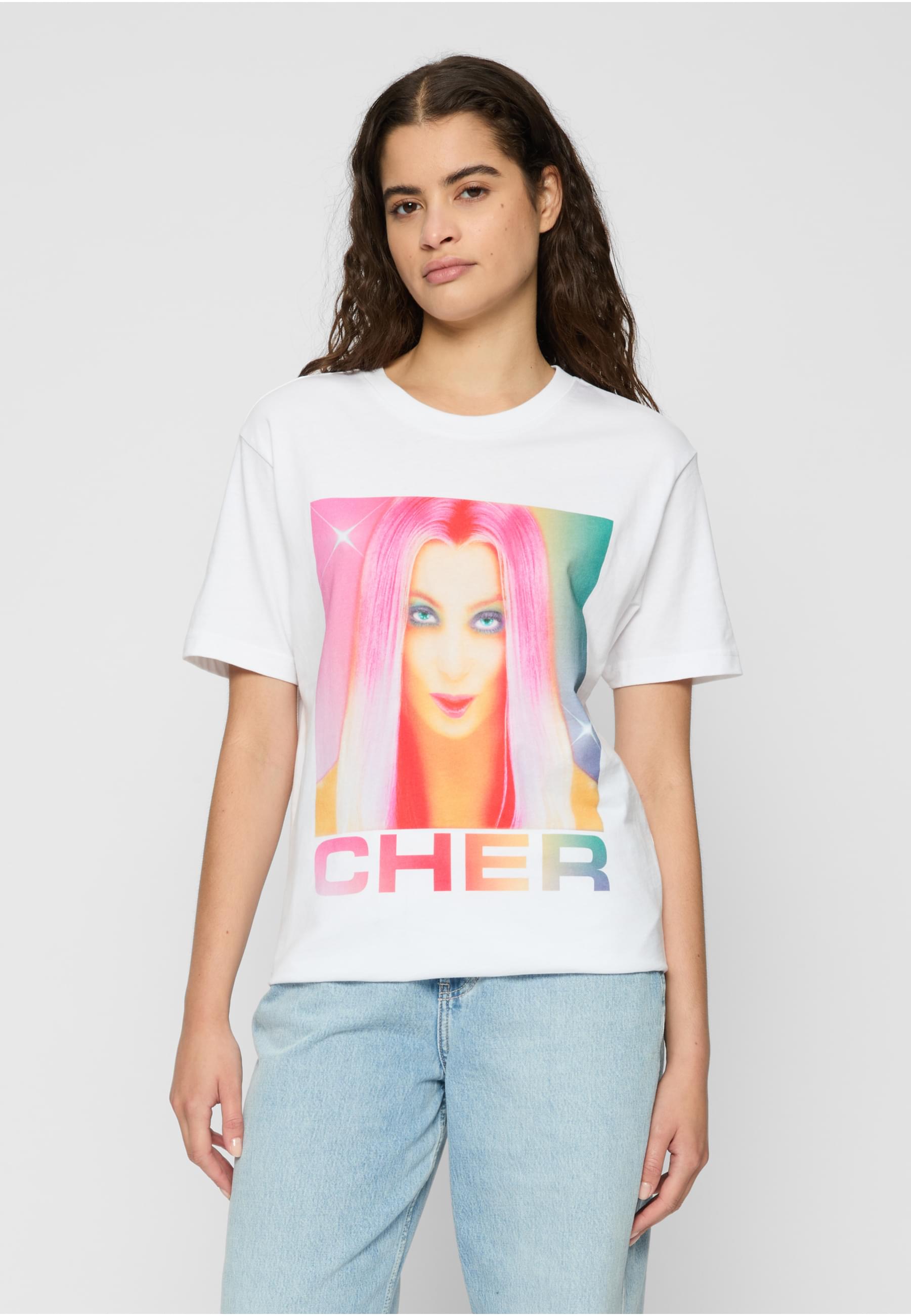 Thumbnail - Merchcode T-Shirt "Merchcode Cher Prisma Tee", (1 tlg.)