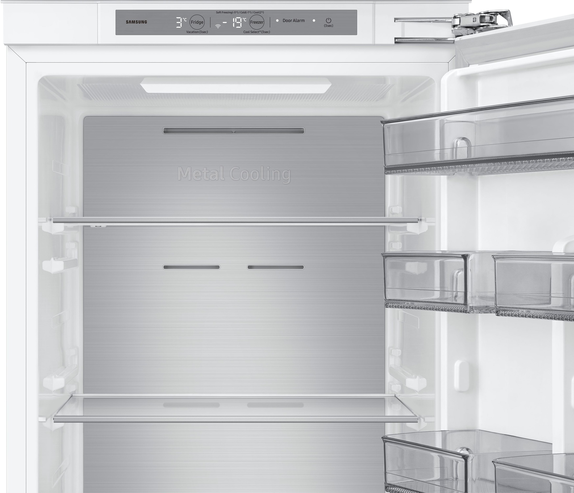 Samsung Einbaukühlgefrierkombination BRB8OF »BRB80F26BDFO«, Twin Cooling Plusᵀᴹ ‑ Verlängert Frische und Geschmack