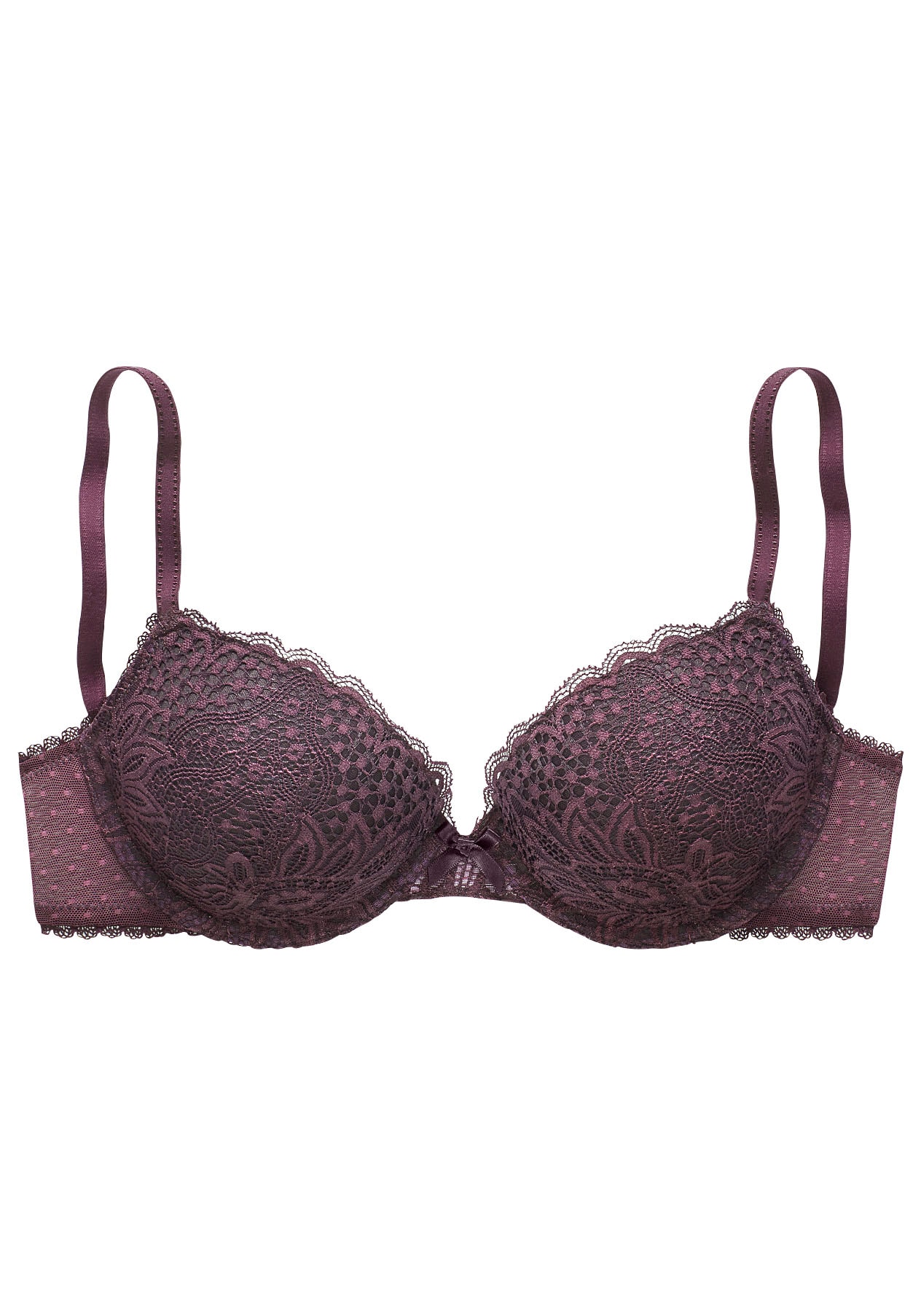 Vivance Push-up-BH, rundherum mit floraler Spitze, Dessous