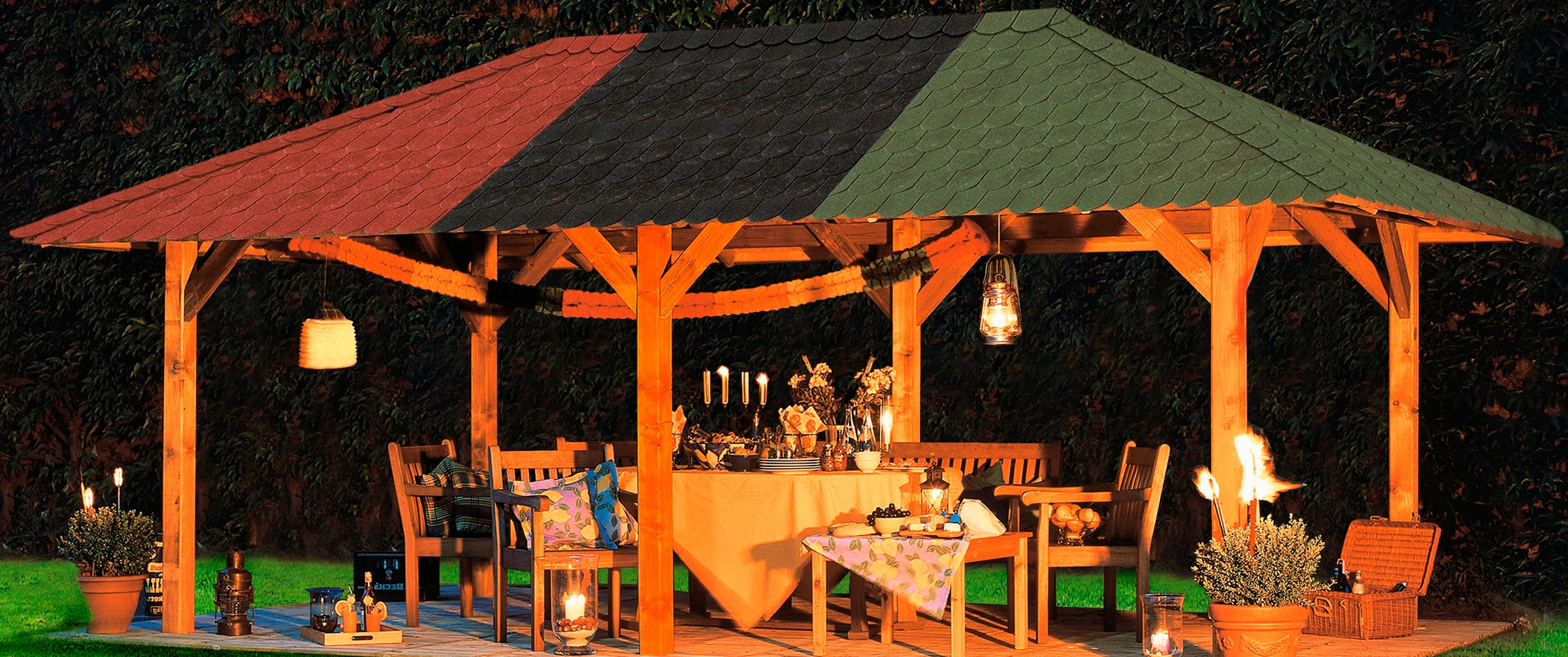 Karibu Dachschindeln Material: Farbbezei...