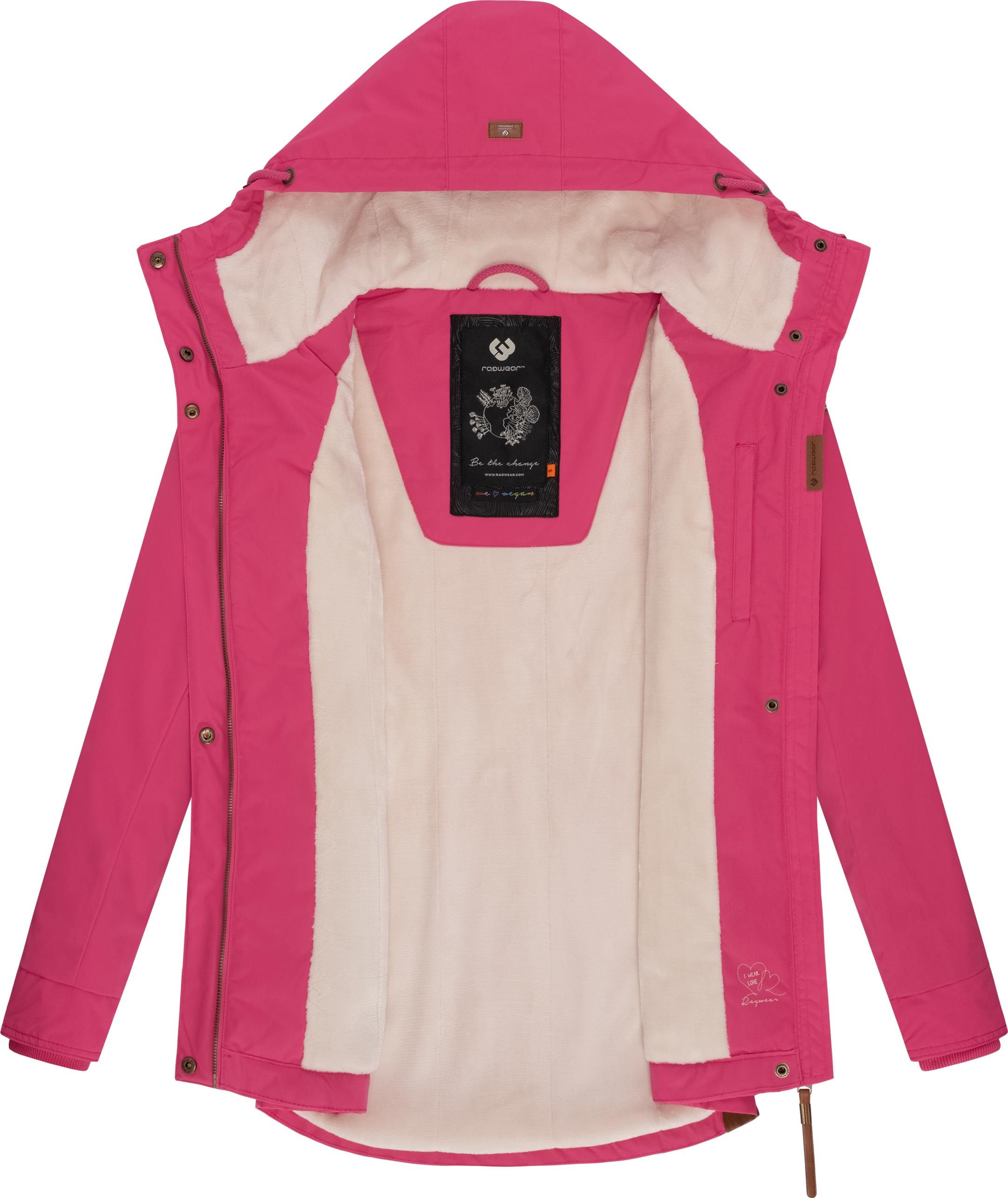 Ragwear Winterjacke »Monade«, mit Kapuze, Damen Winterparka mit Kapuze und m. Fleece gefüttert