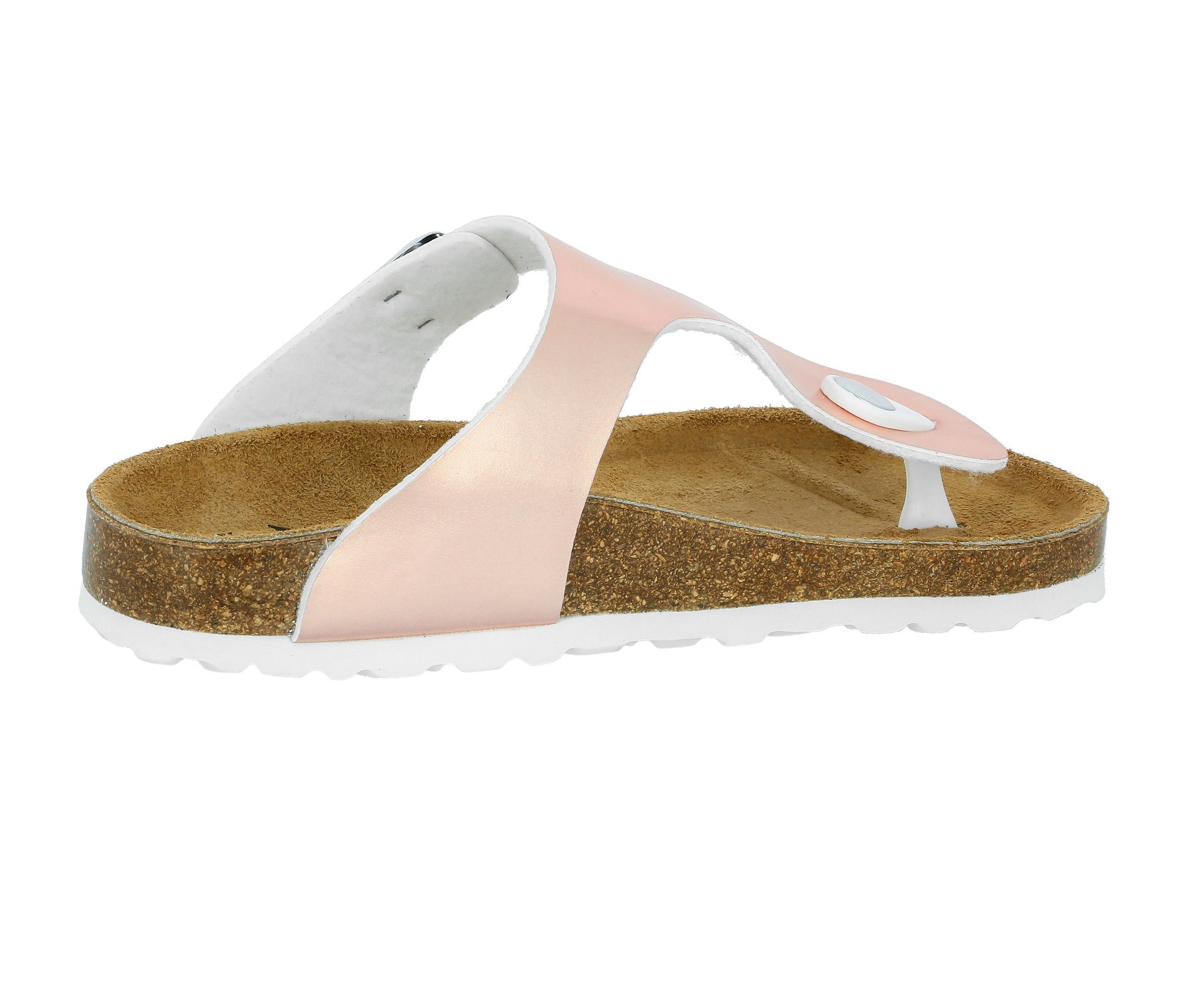 Zehentrenner LICO "Zehenstegpantolette Bioline Trend Kids", Mädchen, Gr. 32, rosa, Synthetik, Schuhe Zehentrenner 3