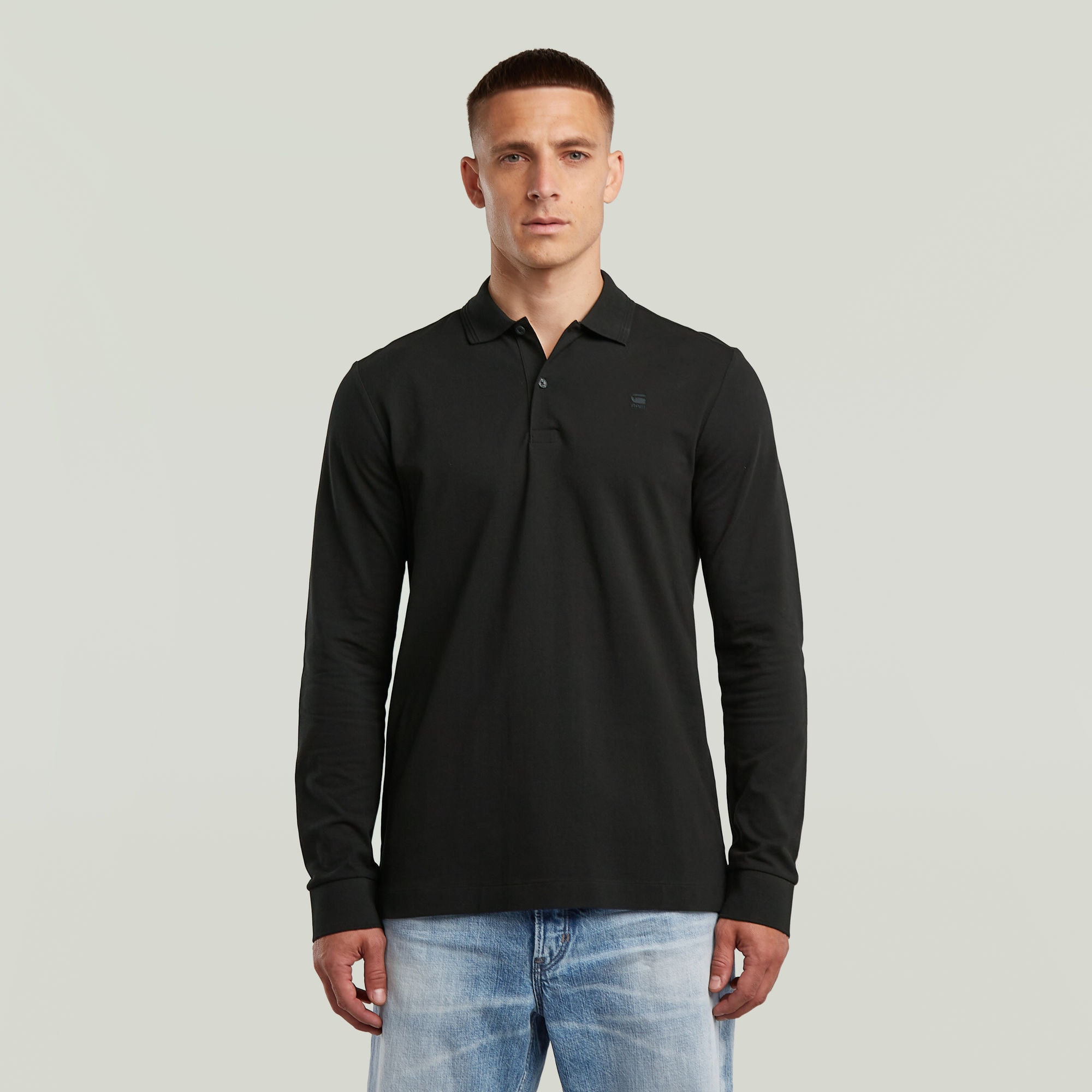 G-STAR Poloshirt "Dunda Slim Polo", langärmlig, mit Logo günstig online kaufen