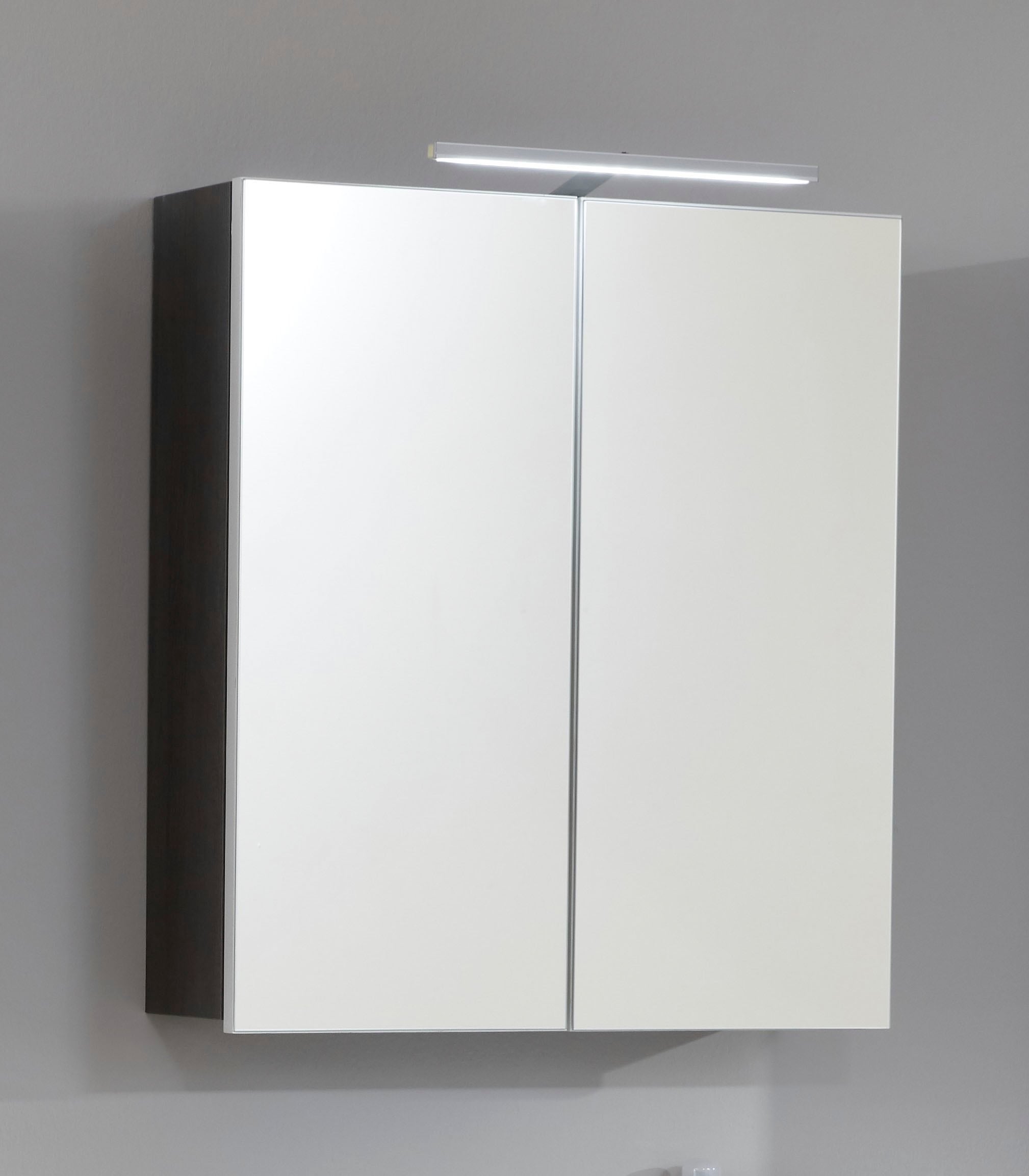 welltime Spiegelschrank "Sovana" Badschrank wahlweise mit oder ohne Beleuchtung - (B/T/H) 60/18/67 cm