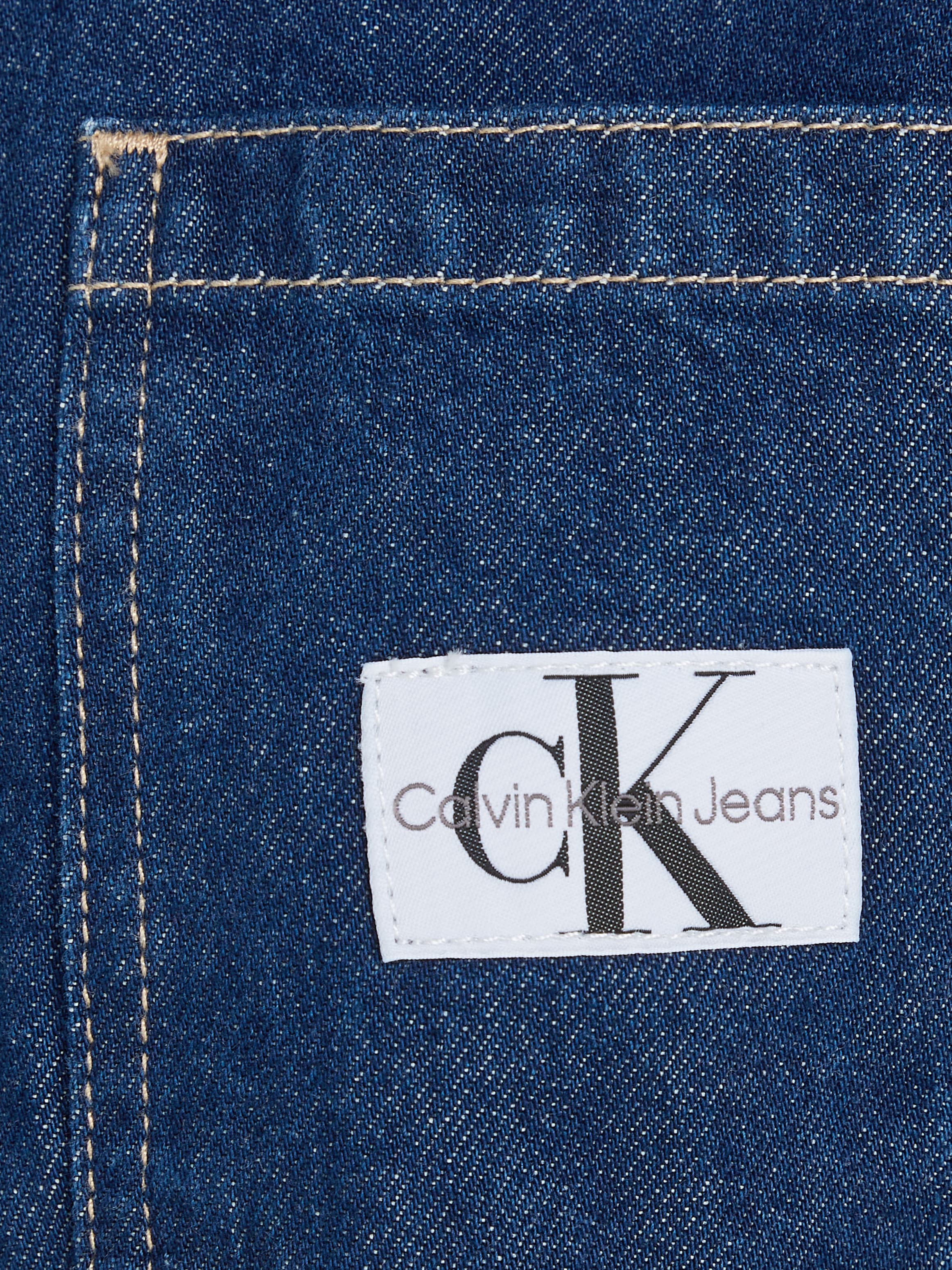 Calvin Klein Jeans Jeansbluse »LEAN DENIM SHIRT«, mit Logopatch