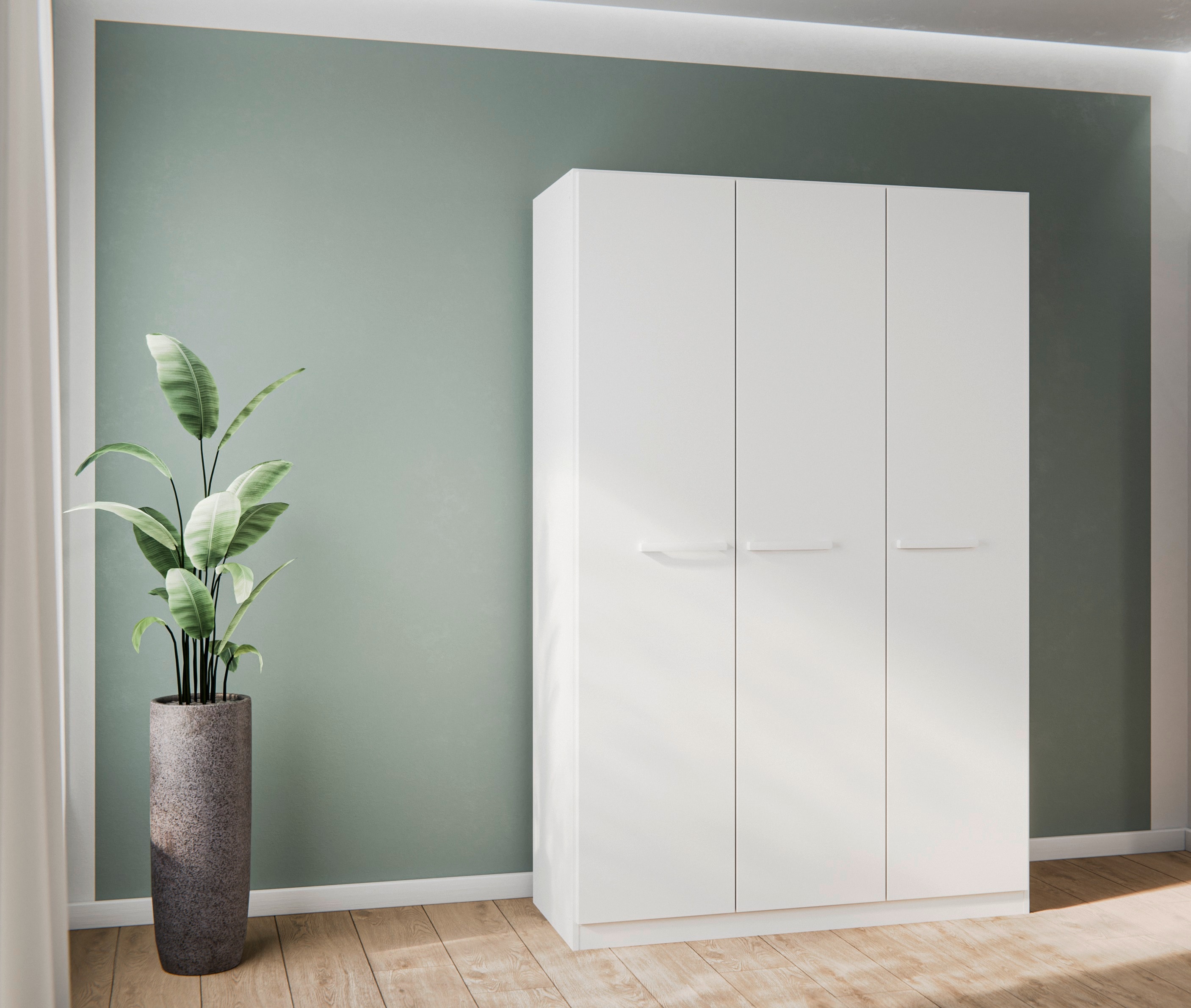OTTO home Kleiderschrank "Mehrzweckschrank Aktenschrank Möbel Mietswohnung Schlafzimmer MODI" erhältlich in Breiten 91/136/181/226/271 cm, Höhe 210 cm, in angesagten Farbkombinationen, optional mit Spiegel MADE IN GERMANY