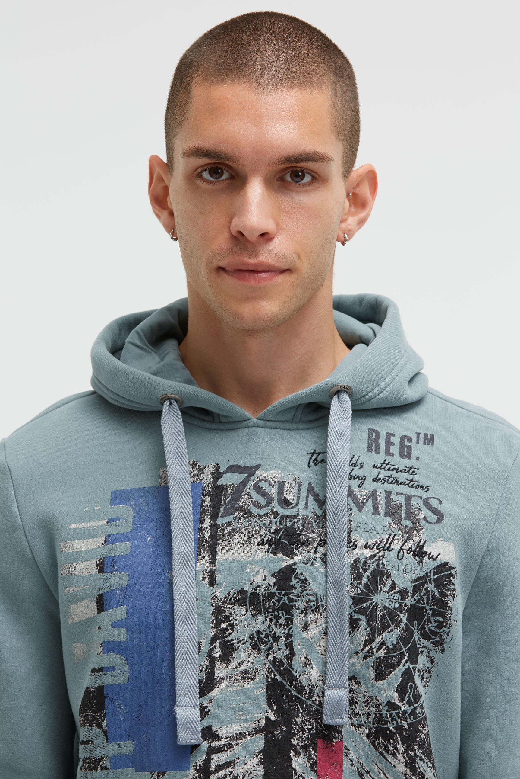 CAMP DAVID Kapuzensweatshirt mit weicher Innenseite