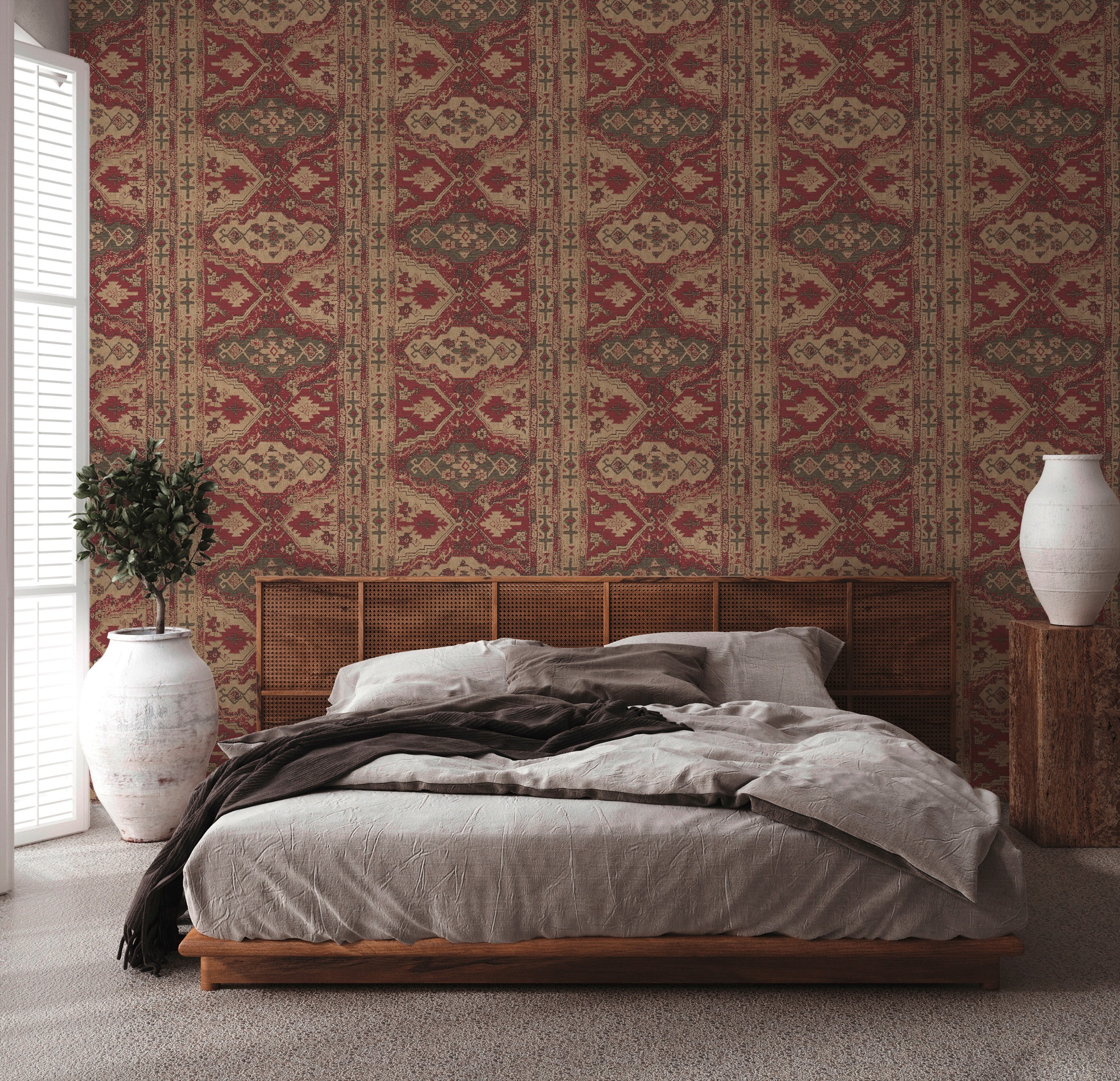 living walls Vliestapete »Metropolitan Stories, Said Marrakesch« asiatisch | orientalisch leicht strukturiert Tapete Orientalisch Tapeten Wohnzimmer Schlafzimmer Küche modern Optik