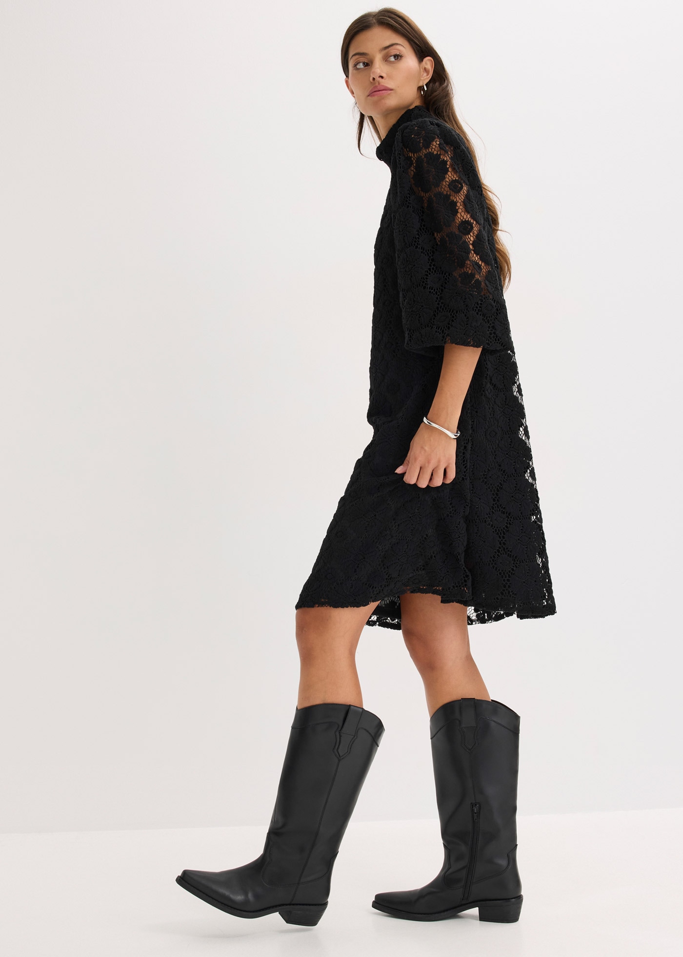 bonprix Minikleid »Minikleid aus Spitze« Minikleid aus Spitze