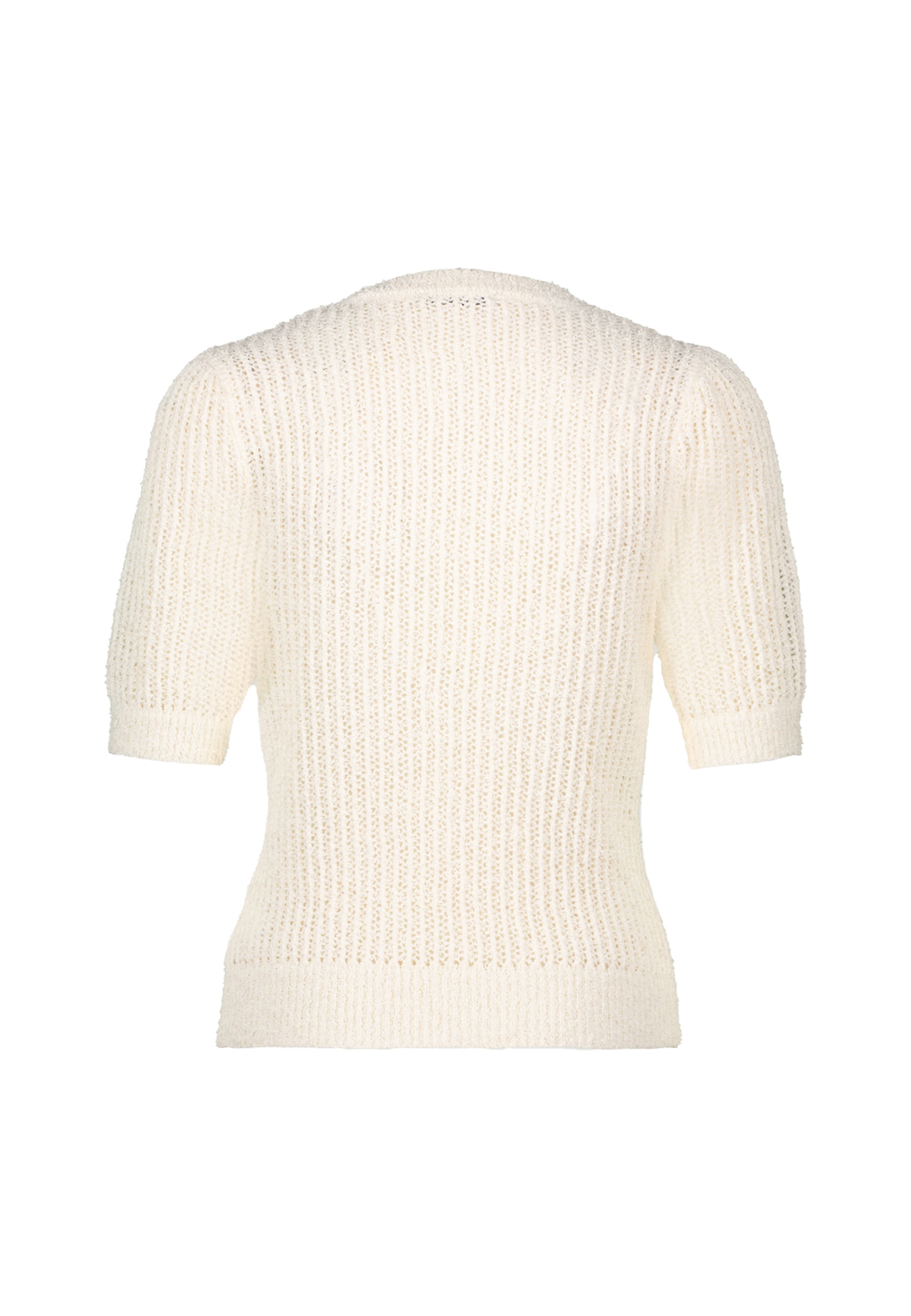 Zero Kurzarmshirt »zero Strickshirt 3/4 Arm Lochstrick«, (1 tlg.), strukturiert