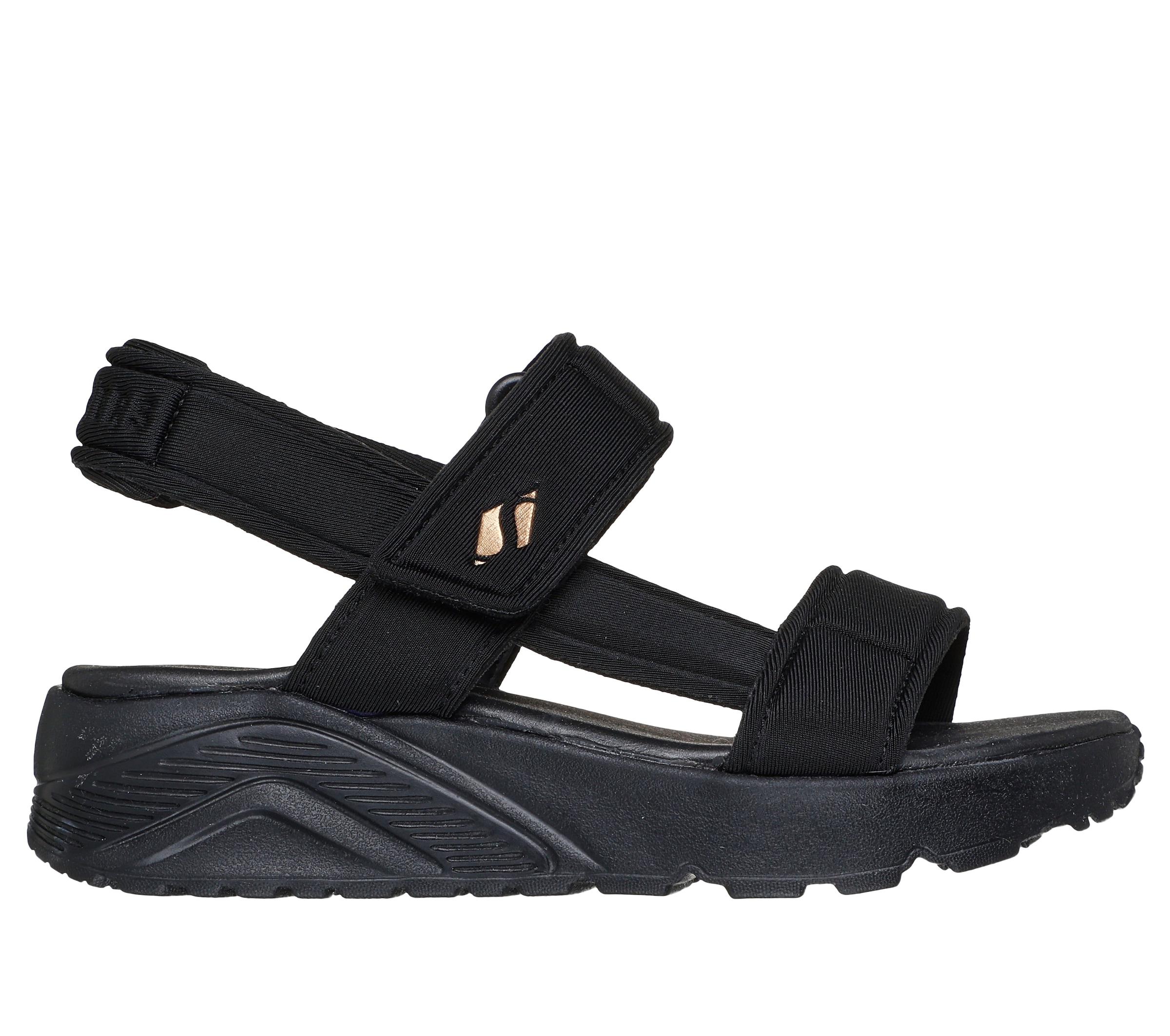 Skechers Sandale »UNO LITE SANDAL-SUNNY STAND«  Sommerschuh mit Plateausohle, Größenschablone zum Download