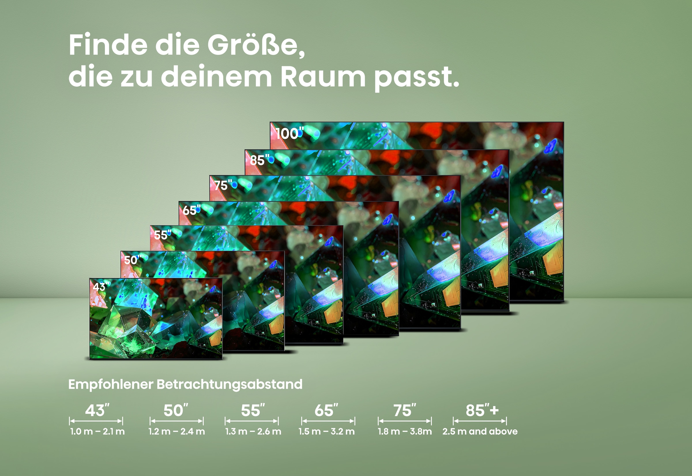 Hisense QLED-Fernseher »85E7S PRO« 215 cm/85 ″ Smart-TV