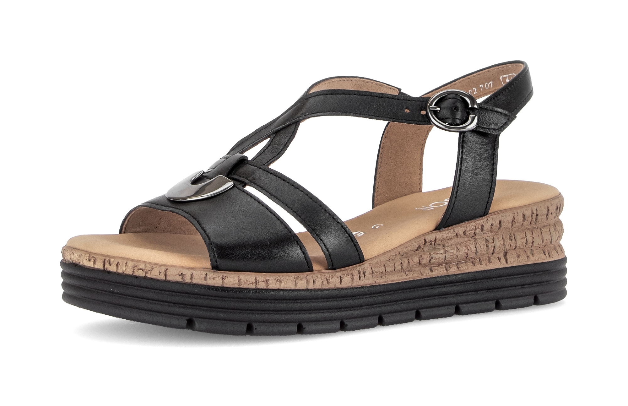 Gabor Keilsandalette "Genua", Riemchensandale, Sommerschuh, Komfortschuh in günstig online kaufen