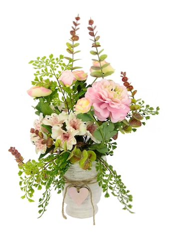 Kunstblume »Arrangement Blüten/Ranunkel«