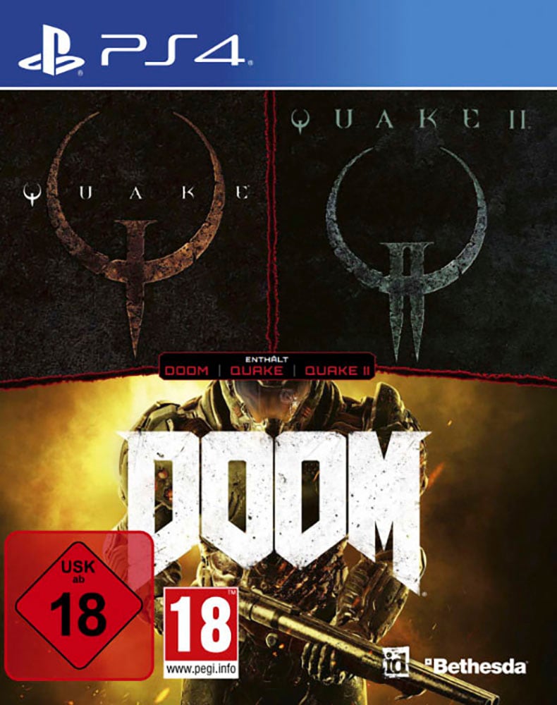 Spielesoftware »id Action Pack Vol. 4 (Quake Enhanced + Quake 2 Enhanced)«, PlayStation 4