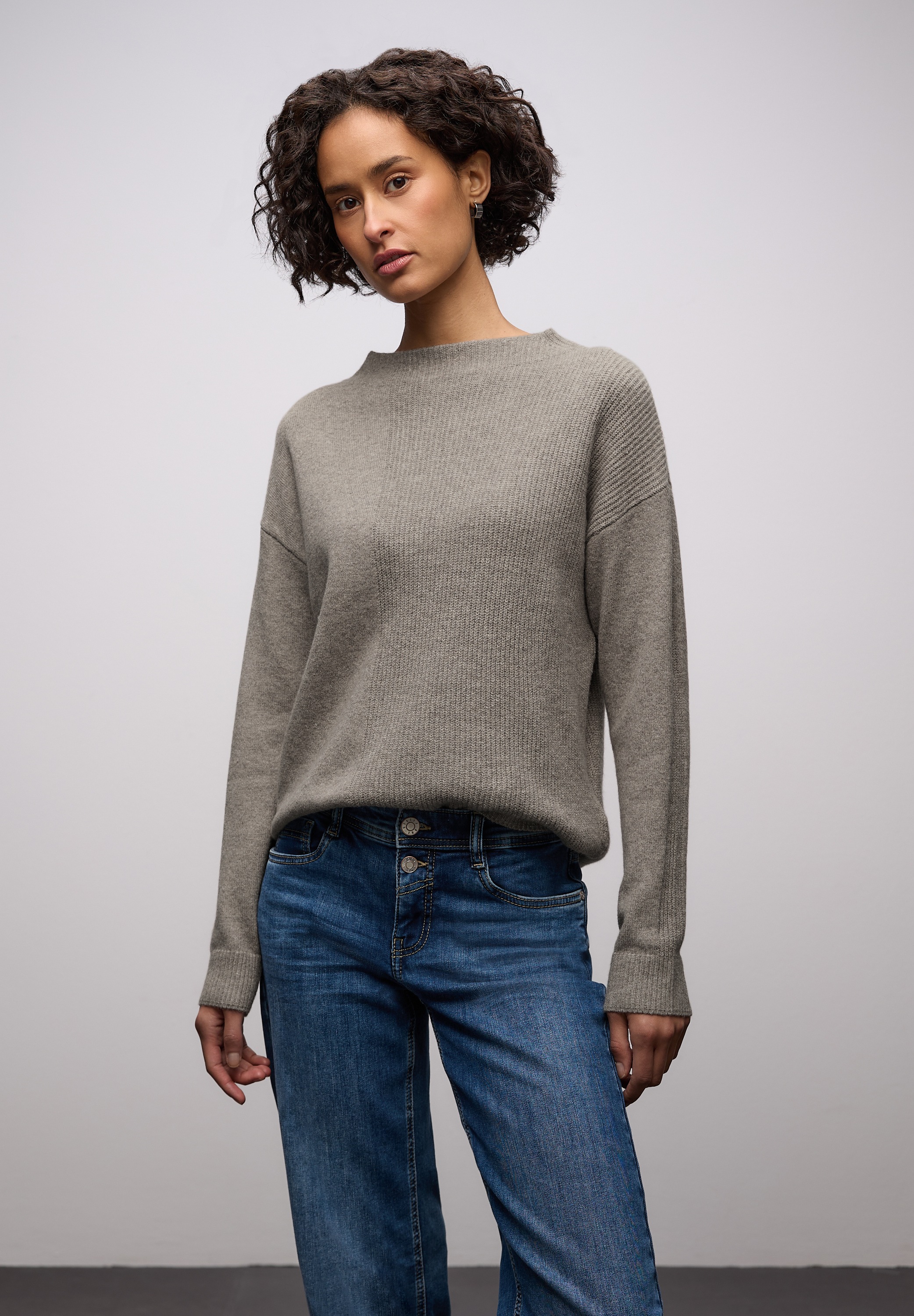 STREET ONE Pullunder aus Baumwolle mit Stretchanteil