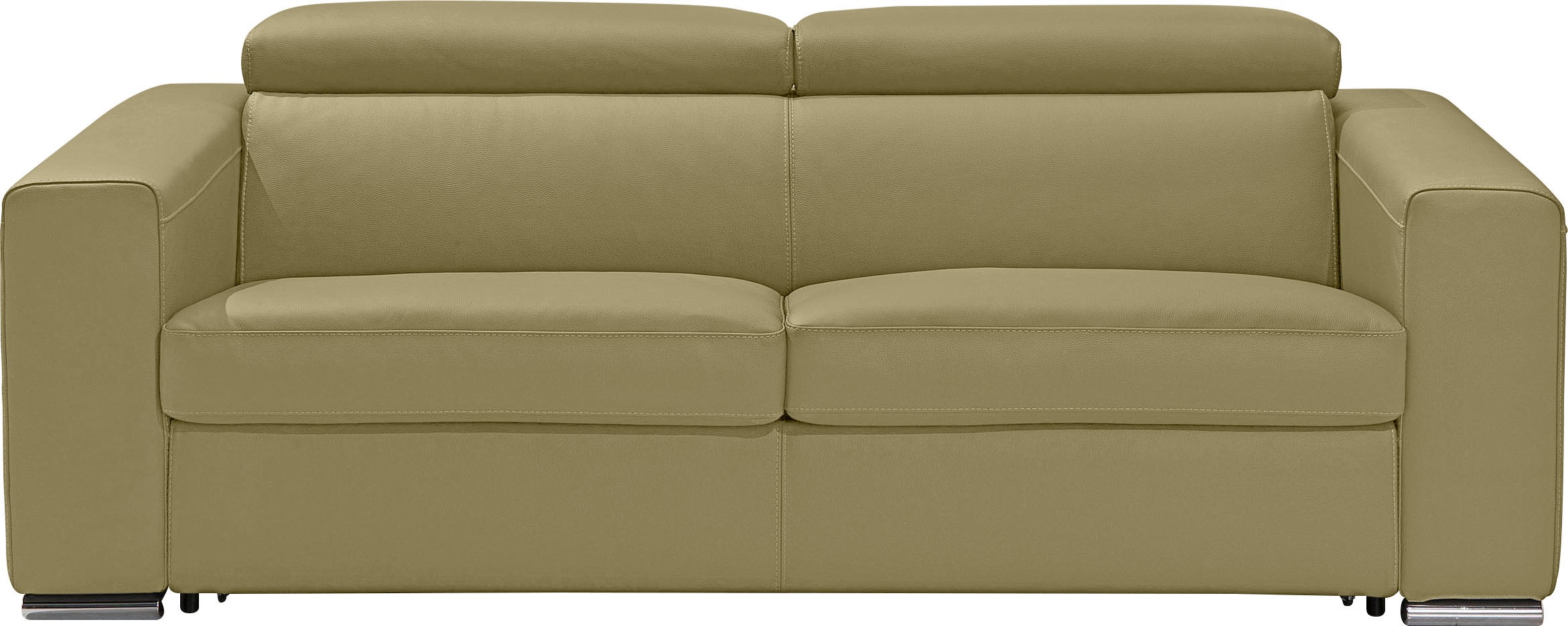 Egoitaliano Schlafsofa "Cabiria, Design und super Sitz- und Liegekomfort", Sofa inkl. Schlaffunktion, Kopfteile verstell