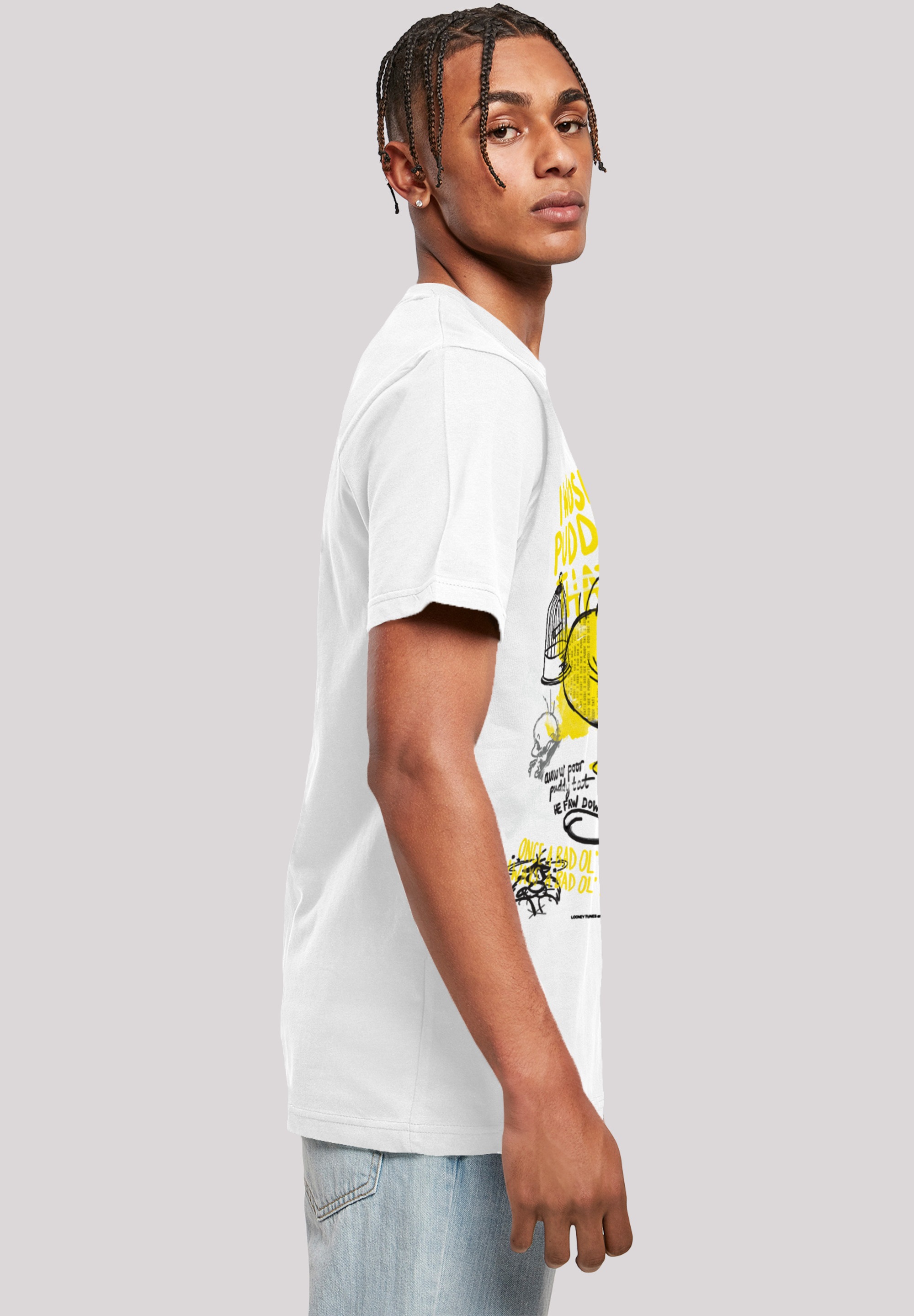 F4NT4STIC T-Shirt »Looney Tunes Tweety Pie More Puddy Tats«, Herren,Premium Merch,Regular-Fit,Basic,Bedruckt