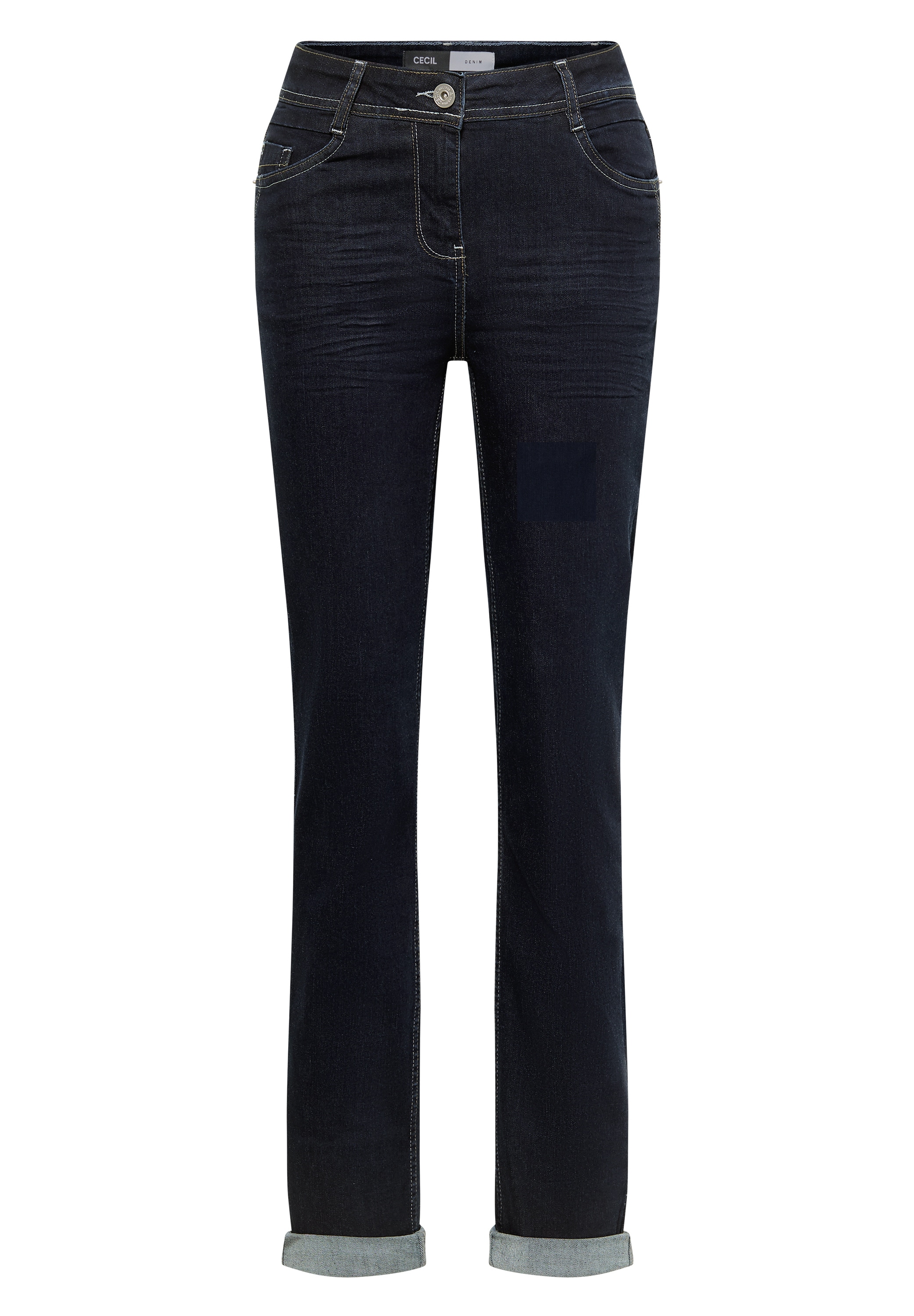 Cecil Slim-fit-Jeans, High Waist