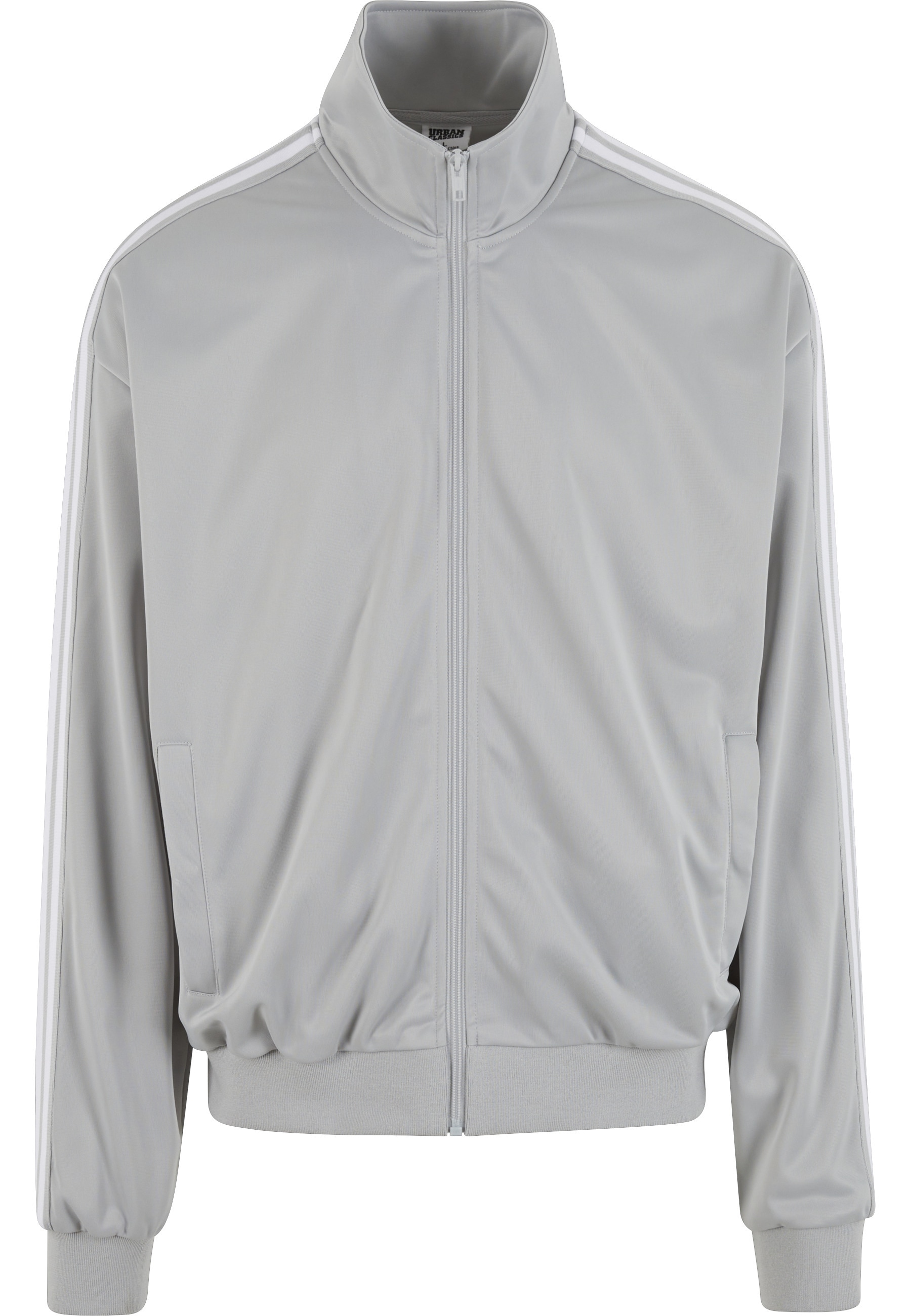 URBAN CLASSICS Trainingsjacke "Urban Classics Retro Tricot Track Jacket" 1 Stk. tlg. ohne Kapuze