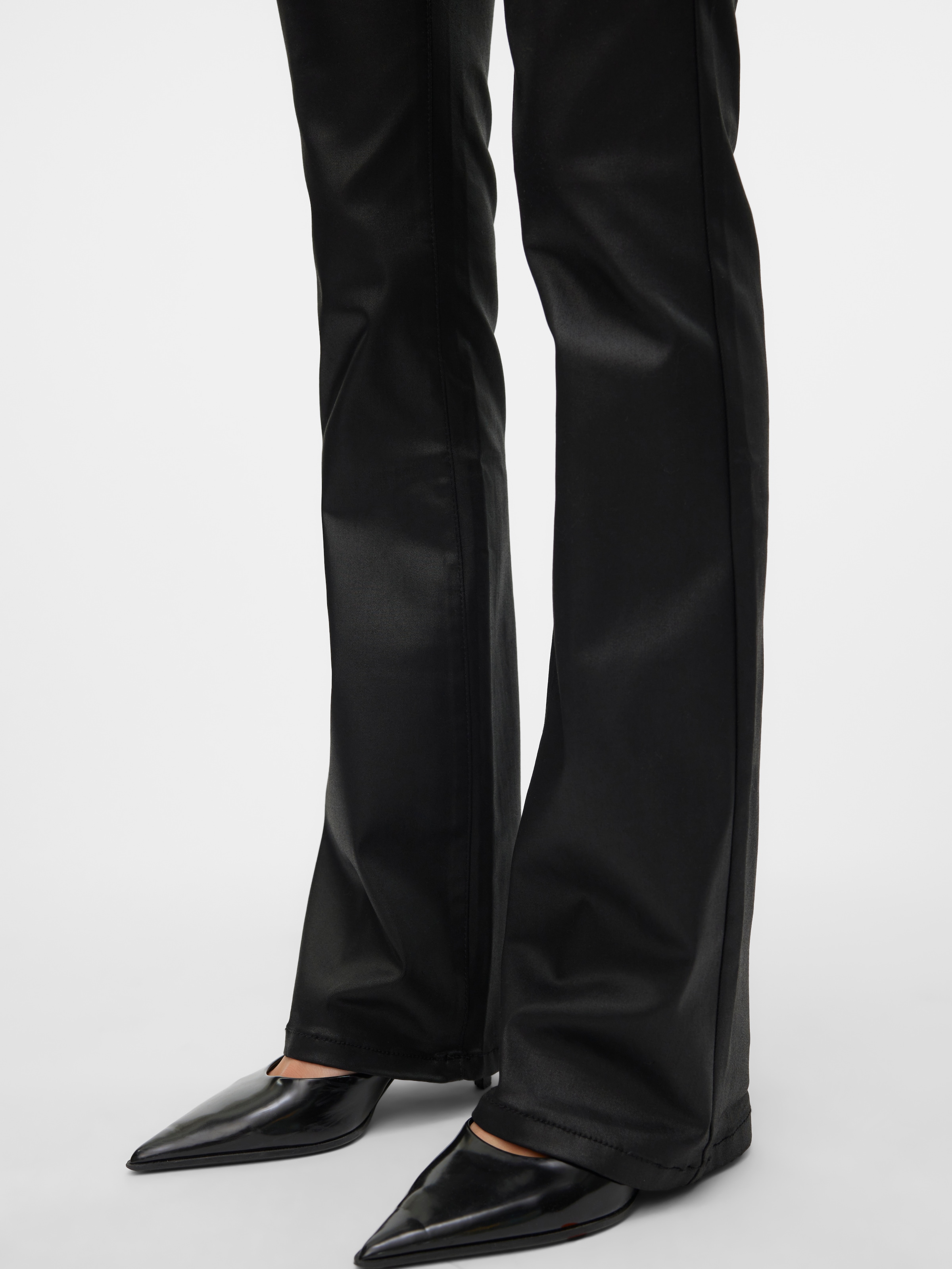 Vero Moda Bootcut-Jeans »VMFLASH MR FLARED COATED PANTS NOOS«
