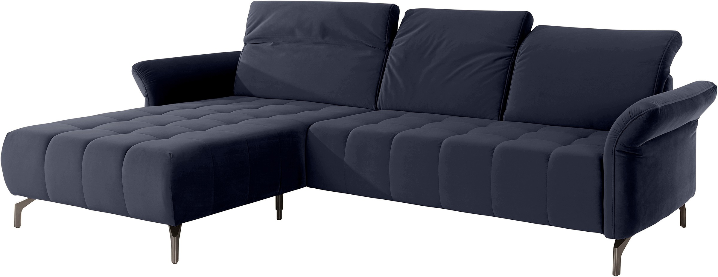 INOSIGN Ecksofa »Fresh L-Form«, Federkern, wahlweise Kopfteilverstellung und motorischer Vorziehsitz