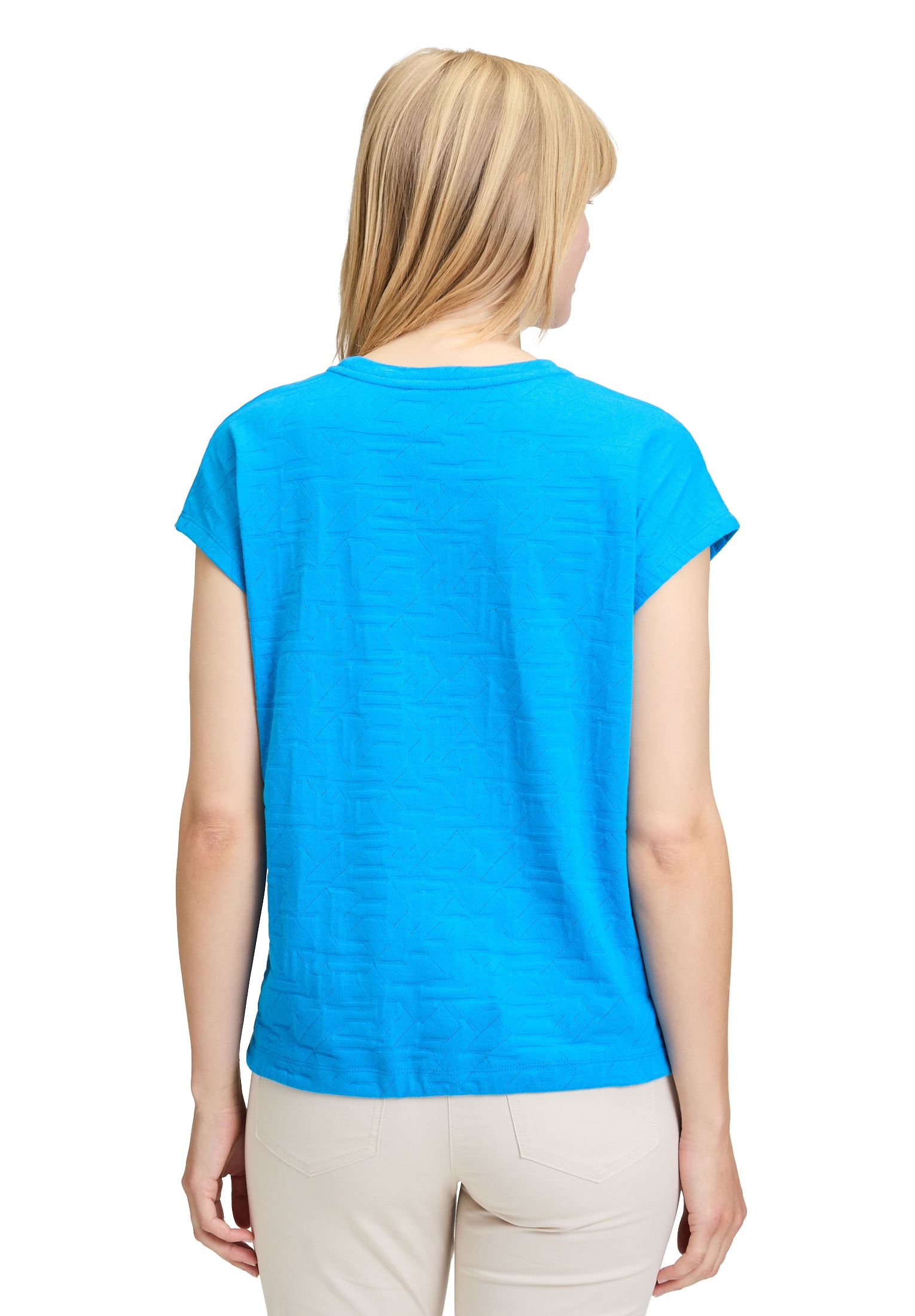 Betty Barclay Kurzarmshirt »Betty Barclay Strukturshirt mit Tunnelzug«, (1 tlg.), Material