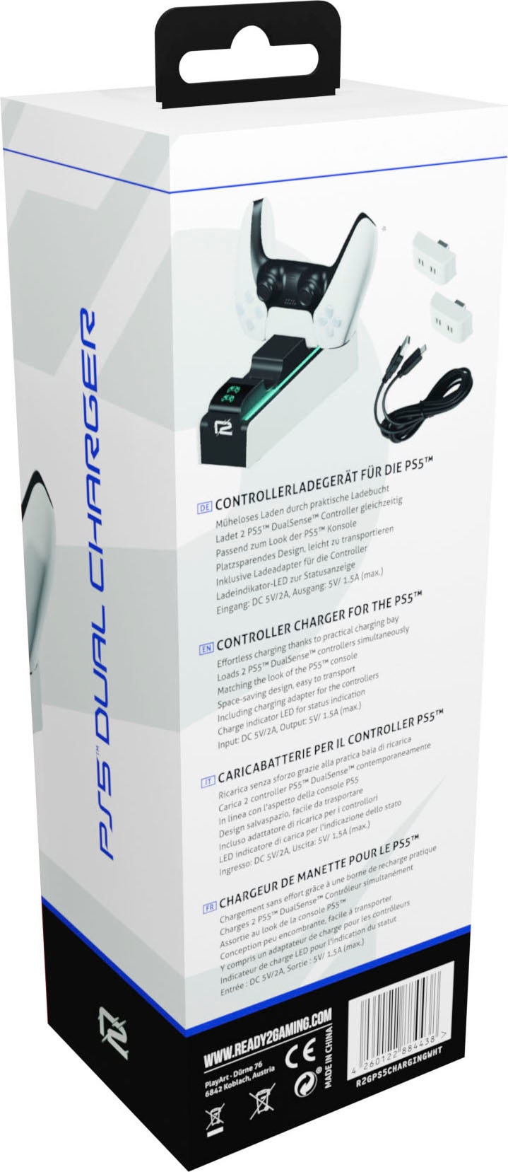 Ready2gaming Controller-Ladestation »PS5 Dual Charger«