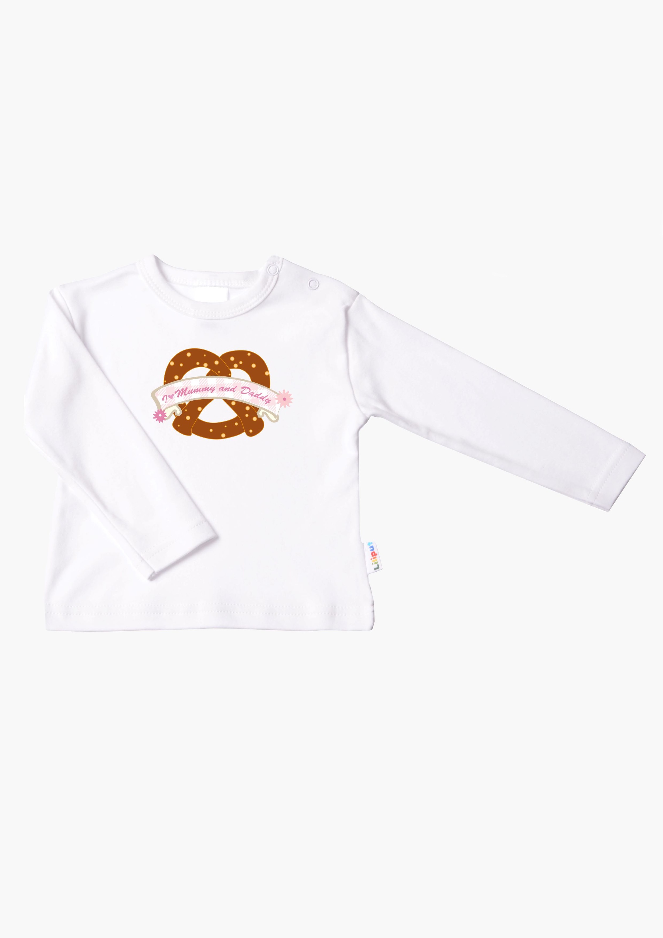 Liliput Langarmshirt »Brezel«, mit Druckknöpfen auf der Schulter