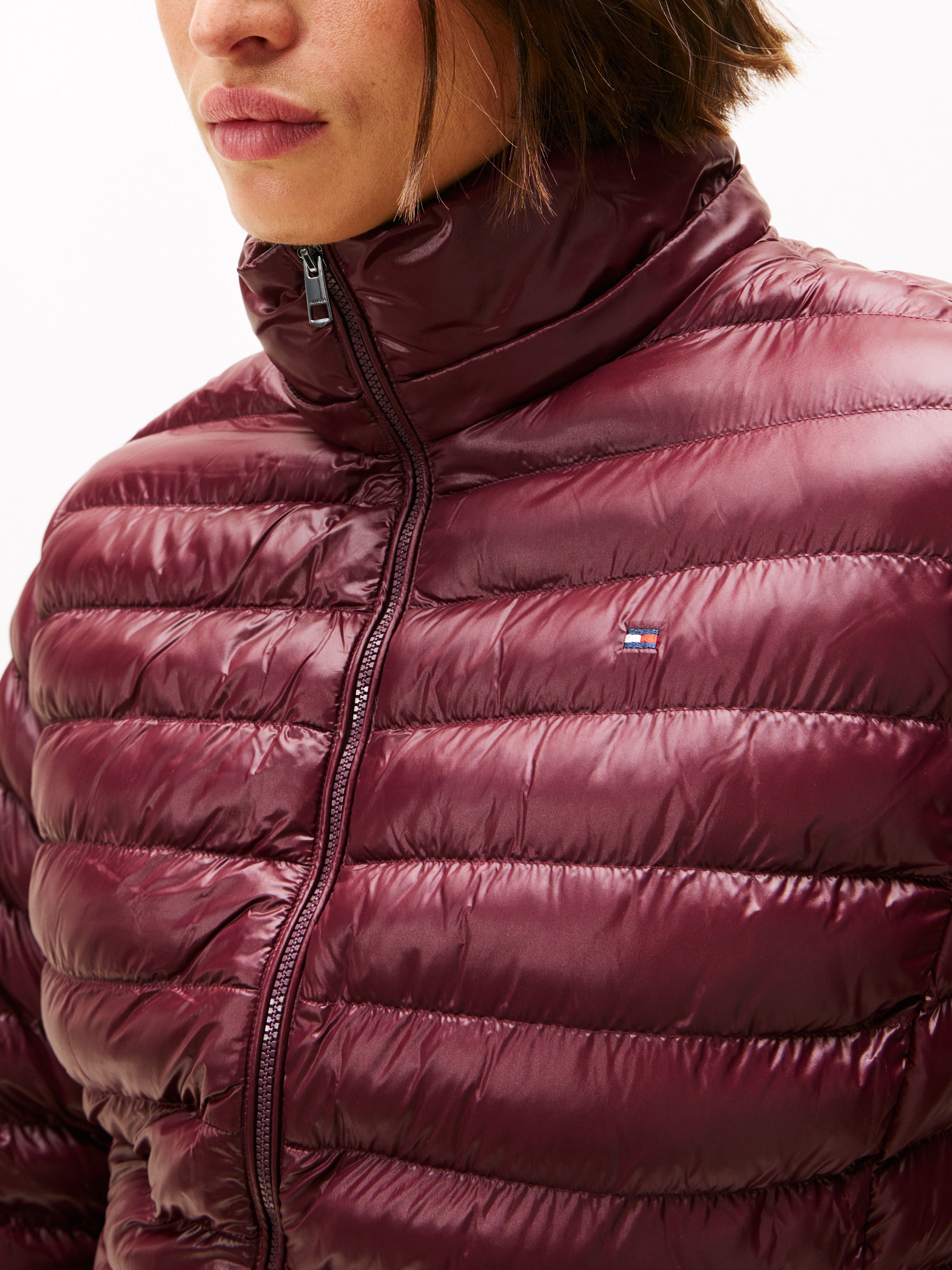 Tommy Hilfiger Curve Steppjacke »CRV LW PADDED SLIM JACKET«, mit Kapuze, in großen Größen