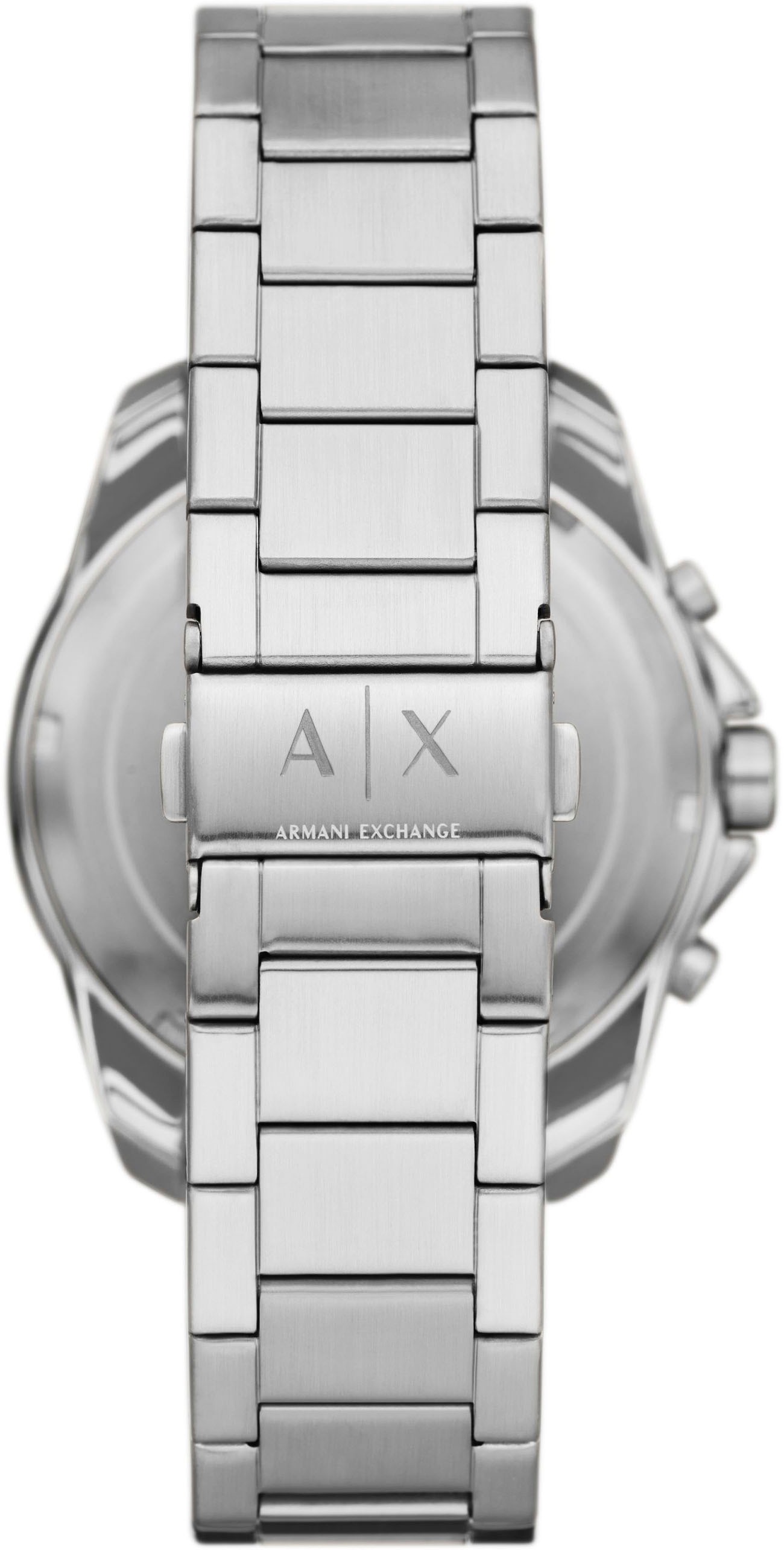 ARMANI EXCHANGE Chronograph, Quarzuhr, Armbanduhr, Herrenuhr, Edelstahlarmband, analog, Tag