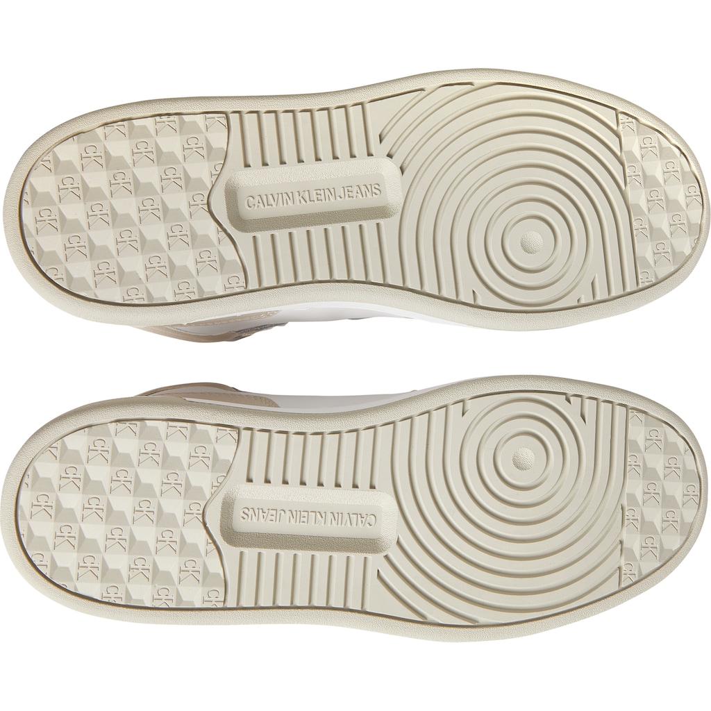 Schuhe Schnürschuhe Calvin Klein Jeans Sneaker »JAIDA 11D«, mit weicher Schaftpolsterung weiß-offwhite