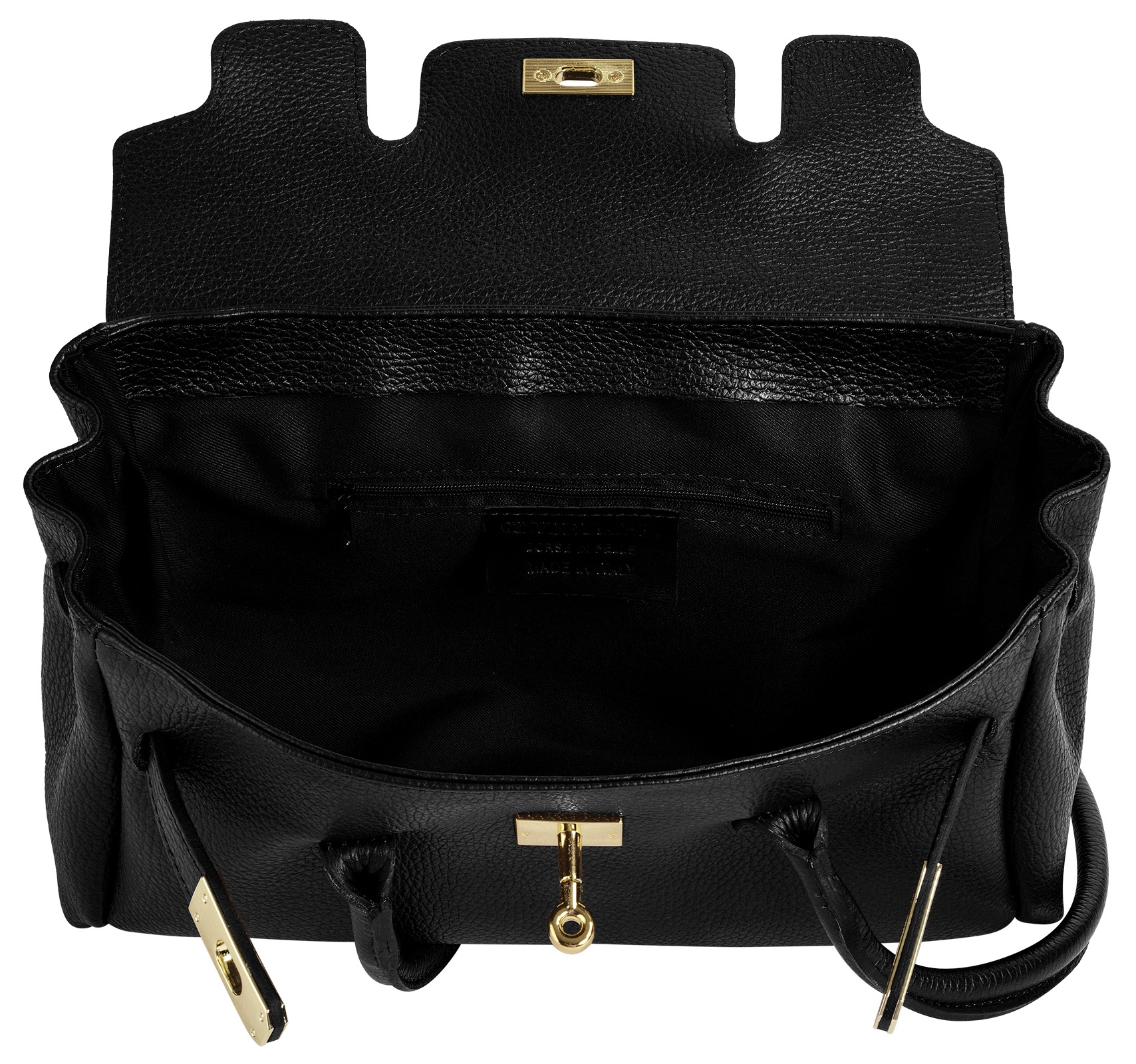 forty° Henkeltasche »Morvina« echt Leder, Made in Italy